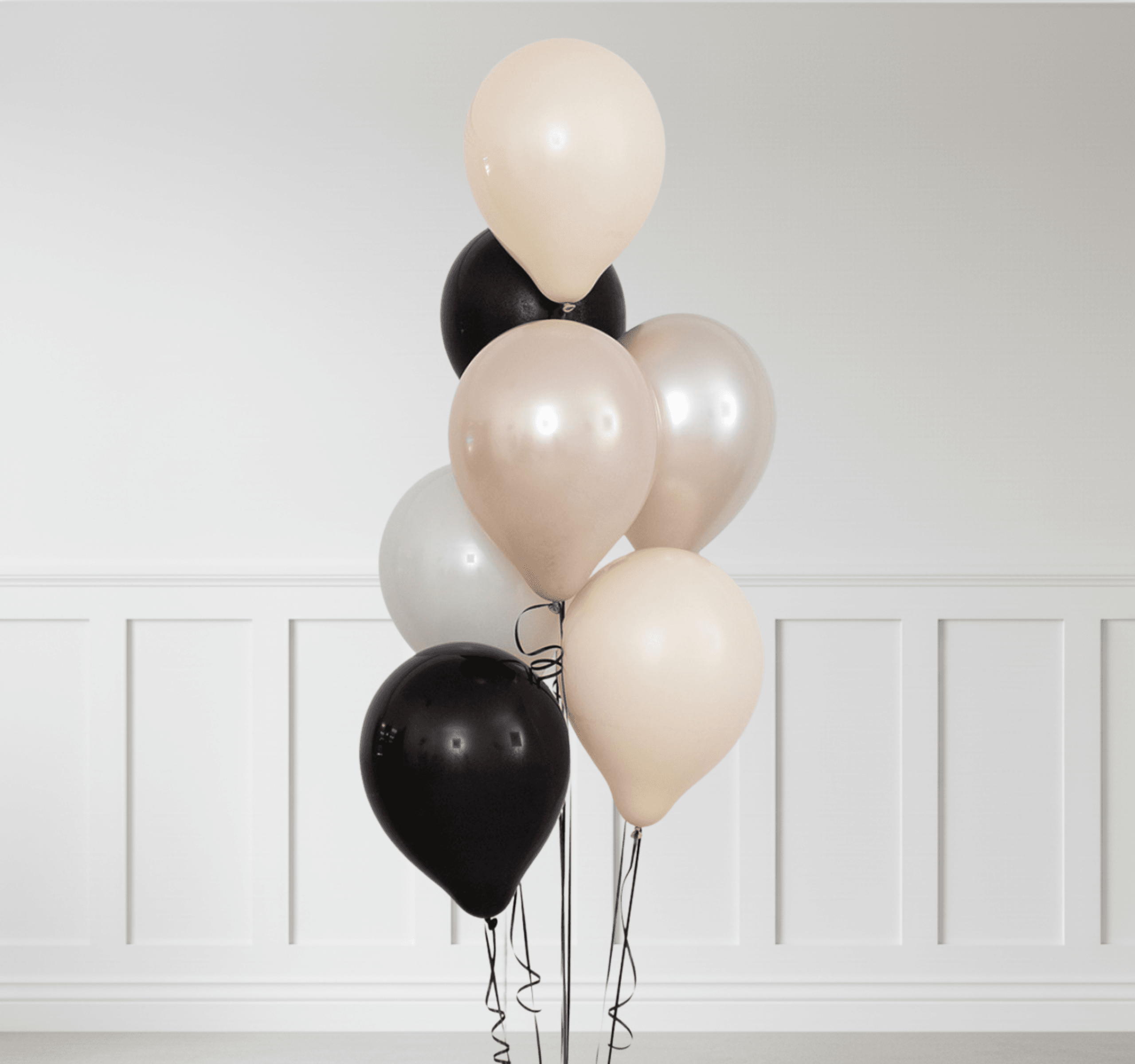 Premium Lateks Balon Buketi (7 Adet) – Helyumlu Hazır, Uyumlu Renk Setleri