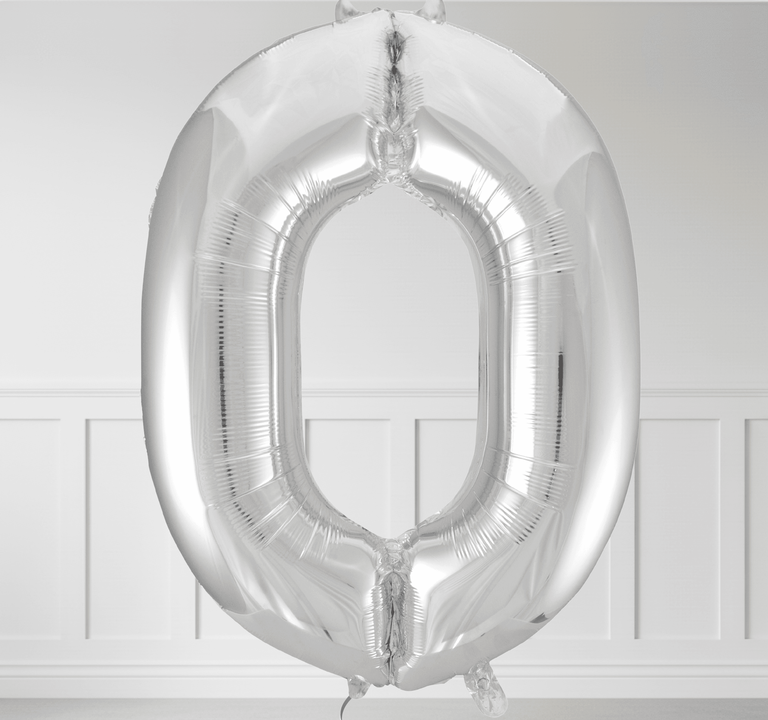 40' Gümüş Rakam Folyo Balon (100 cm) 