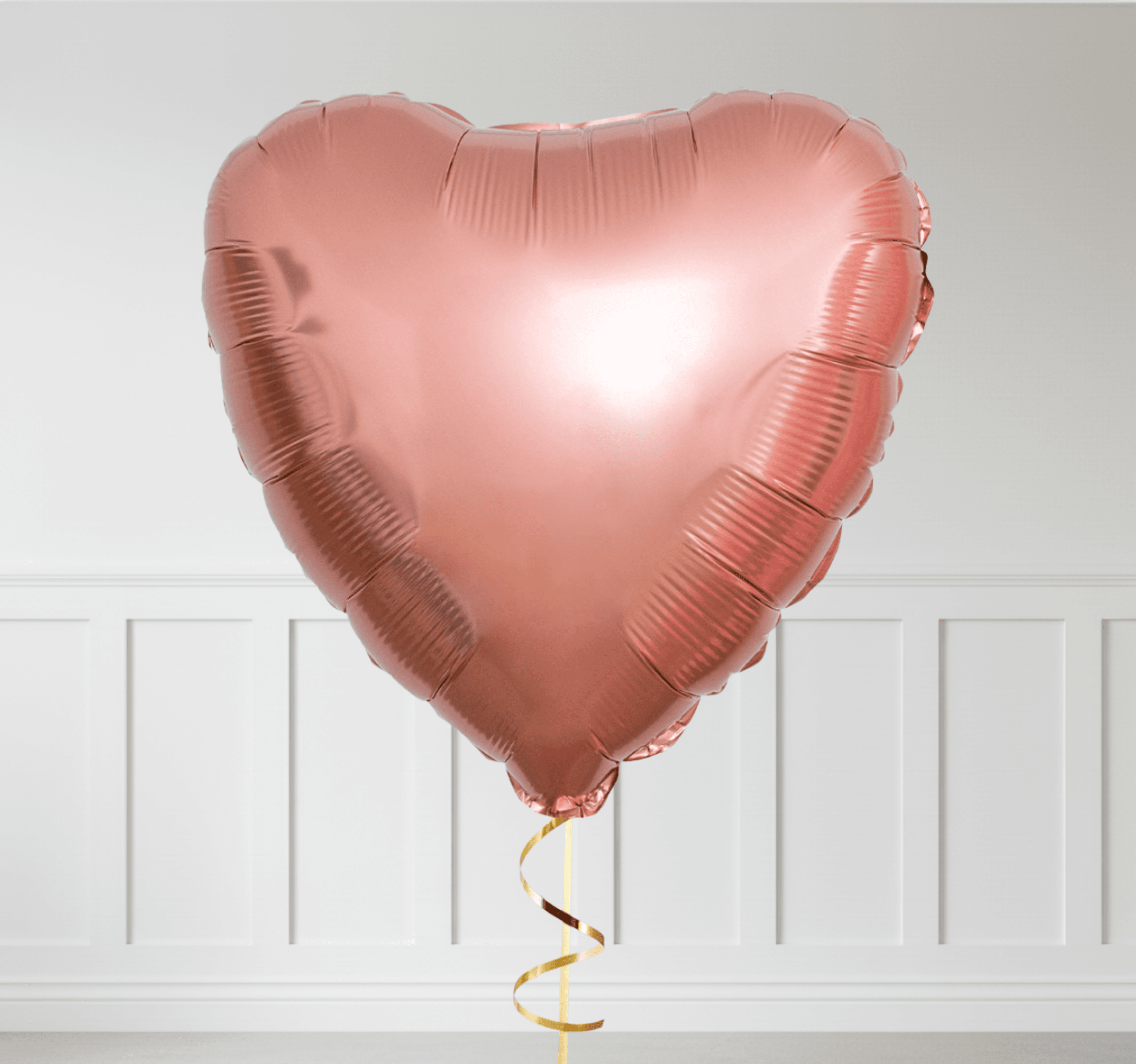 Kalp Şeklinde Rose Gold Folyo Balon (18”) – Tekli & Çoklu Set Seçenekleri