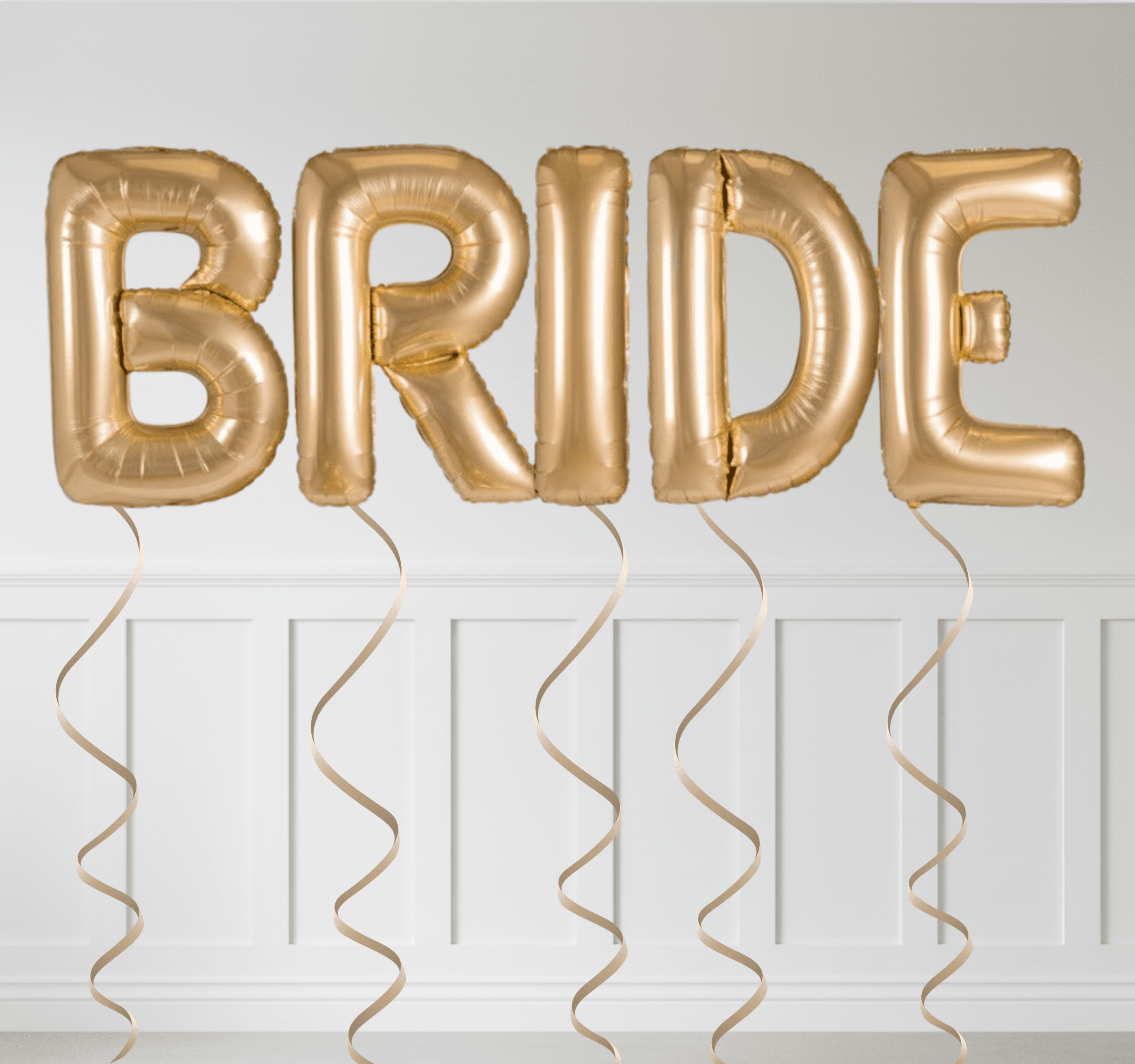 BRIDE Gold Folyo Balon Seti (40”)