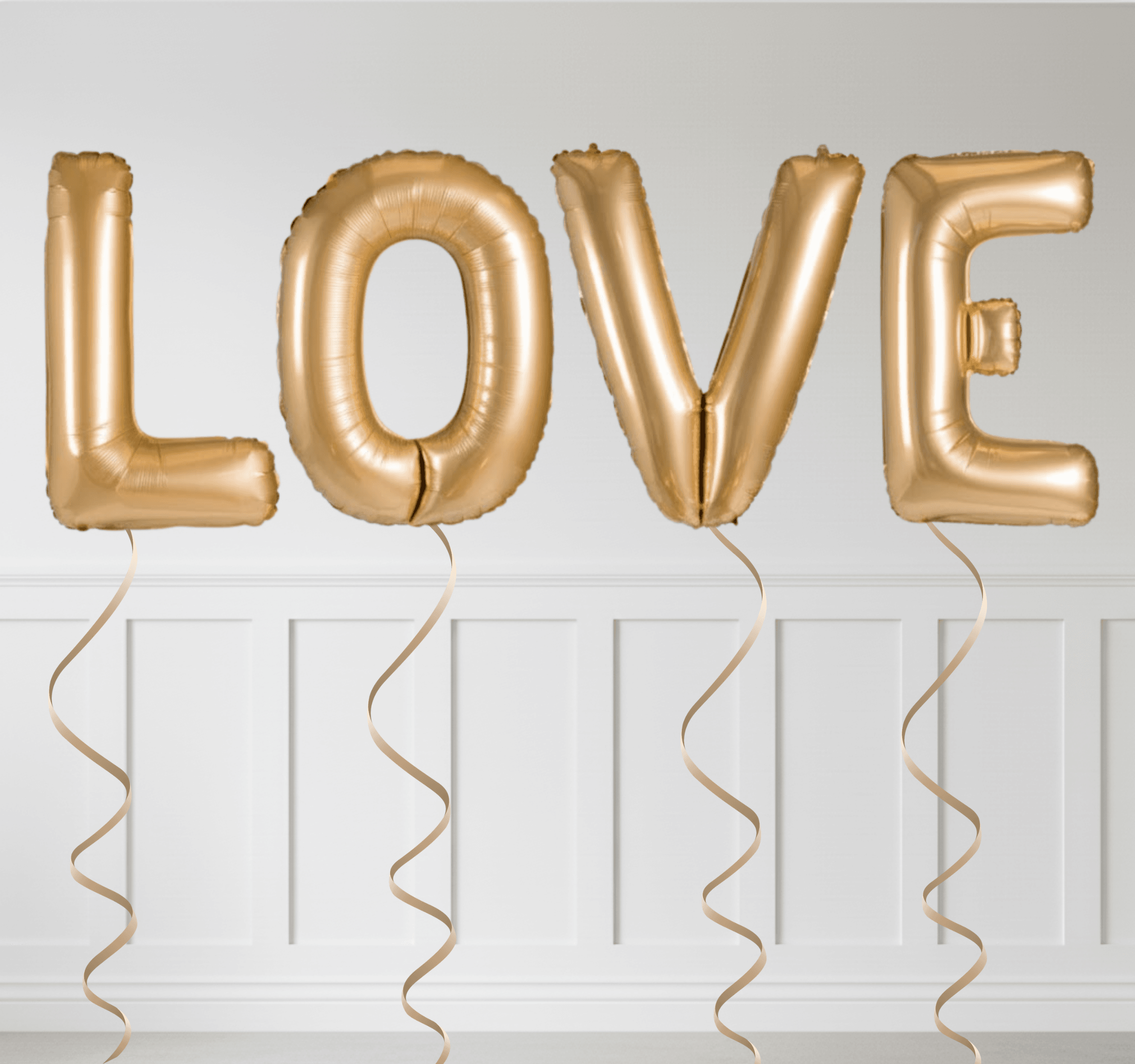LOVE Gold Folyo Balon Seti (40”)