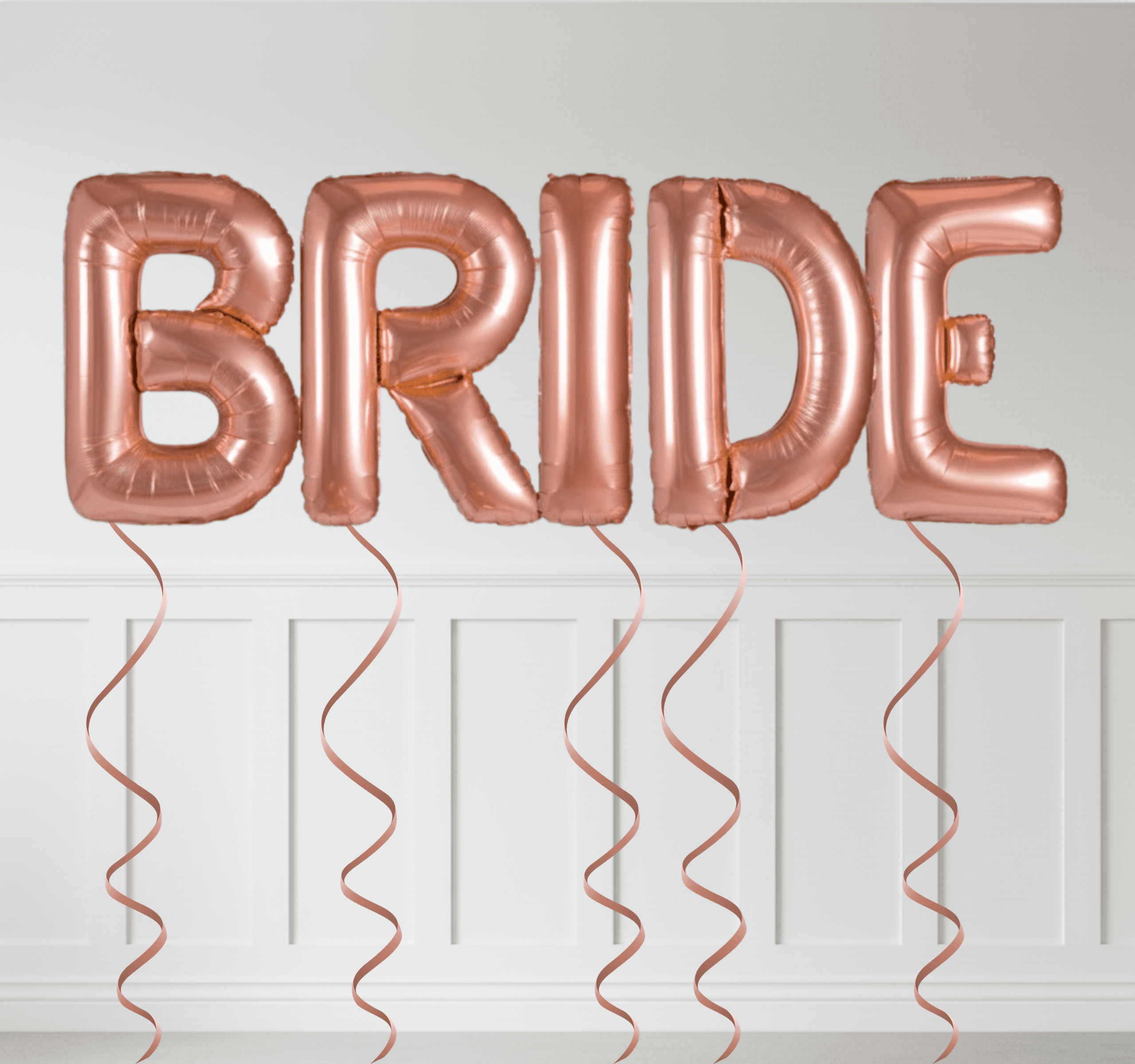 BRIDE Rose Gold Folyo Balon Seti (40”)