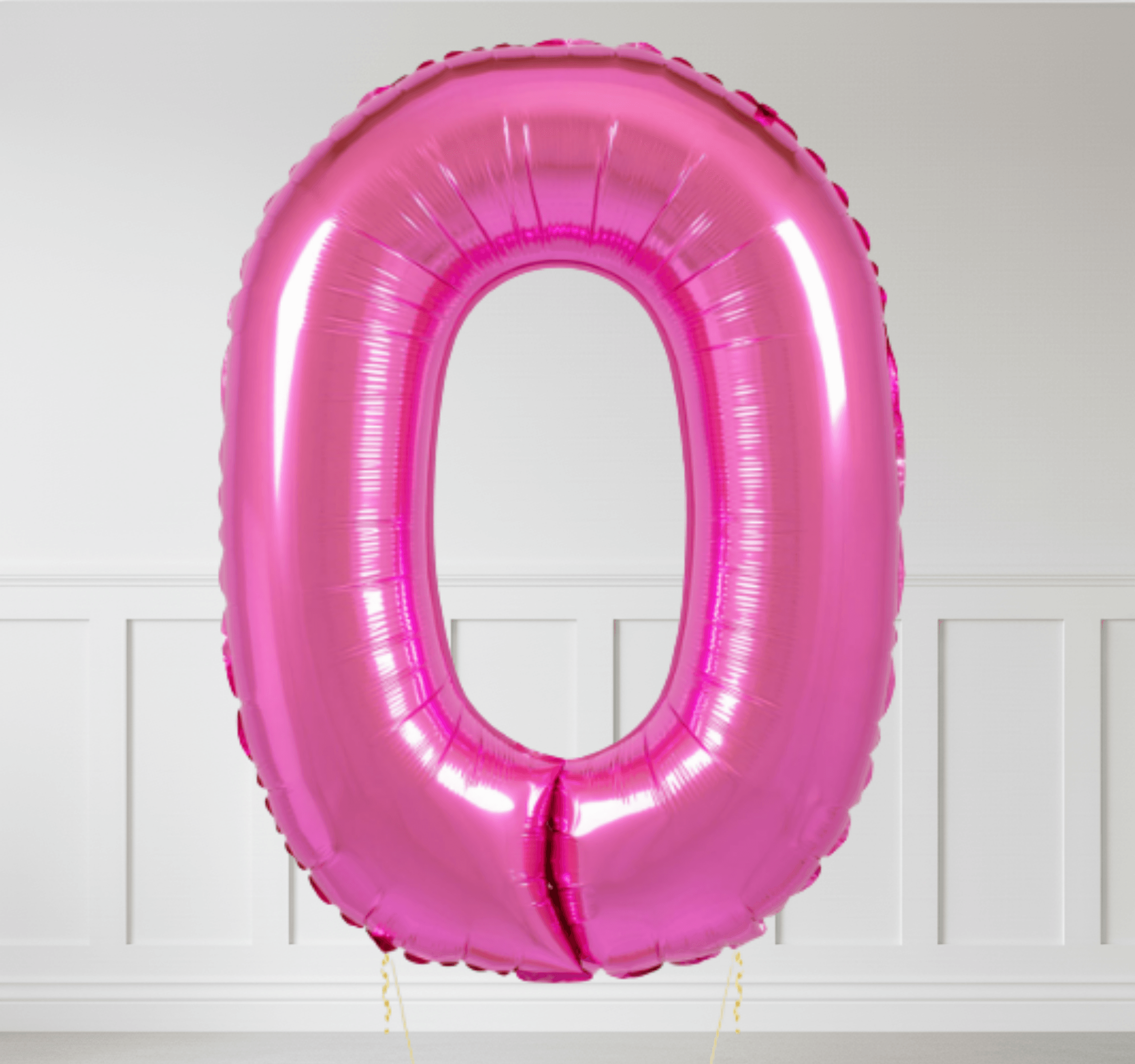 40' Fuşya Pembe Rakam Folyo Balon (100 cm) 