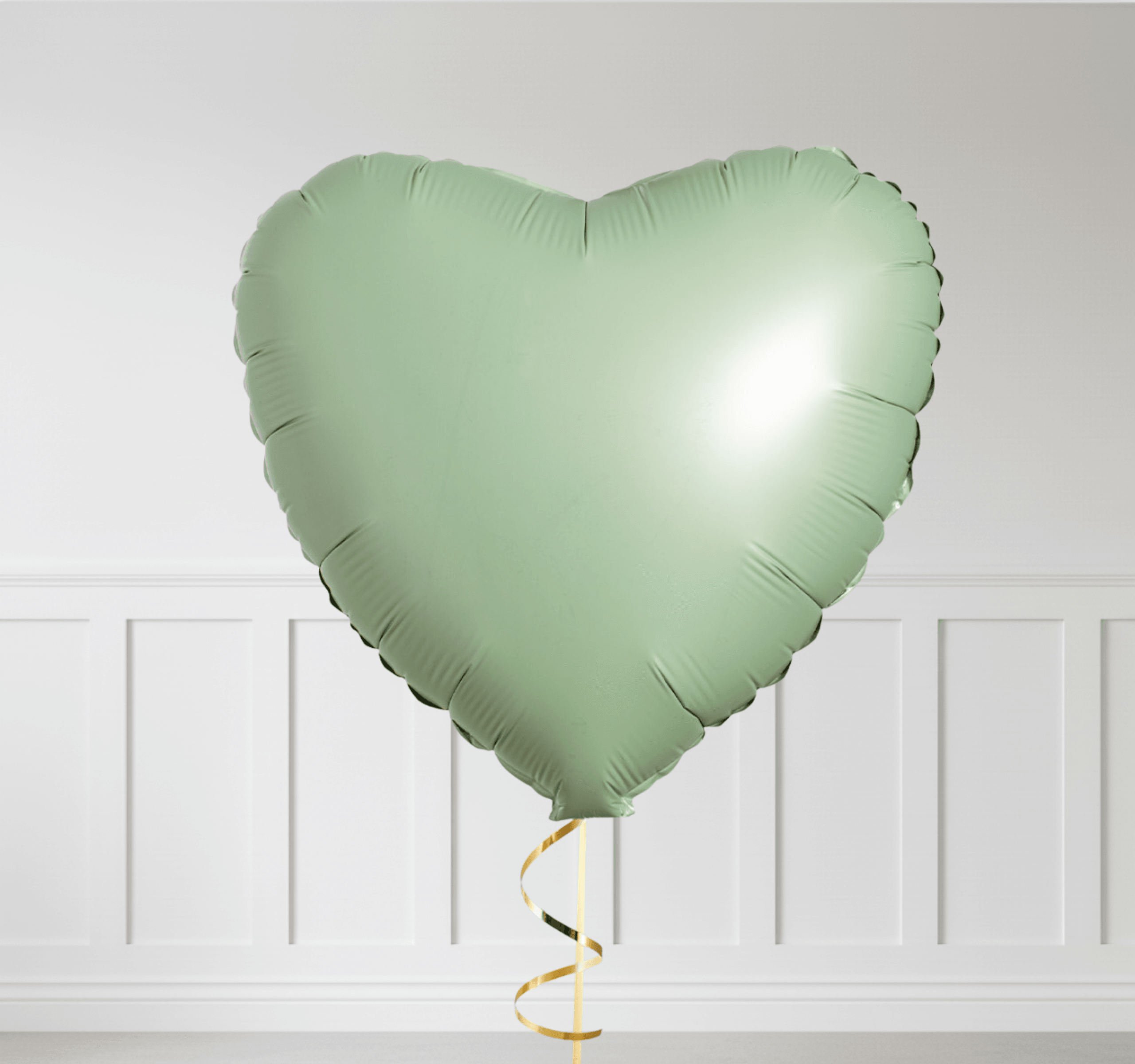 Kalp Şeklinde Yeşil Folyo Balon (18”) – Tekli & Çoklu Set Seçenekleri