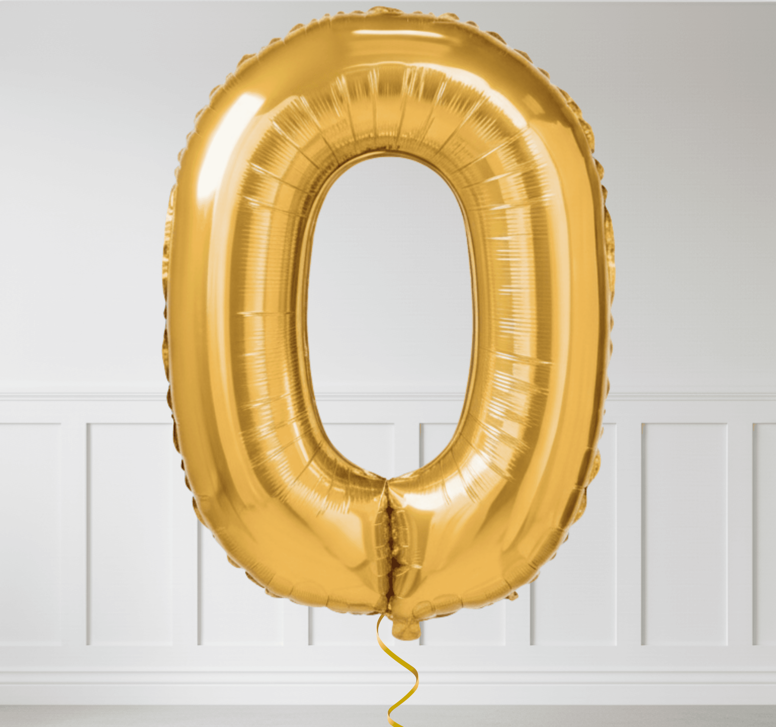 40' Gold Rakam Folyo Balon (100 cm) 