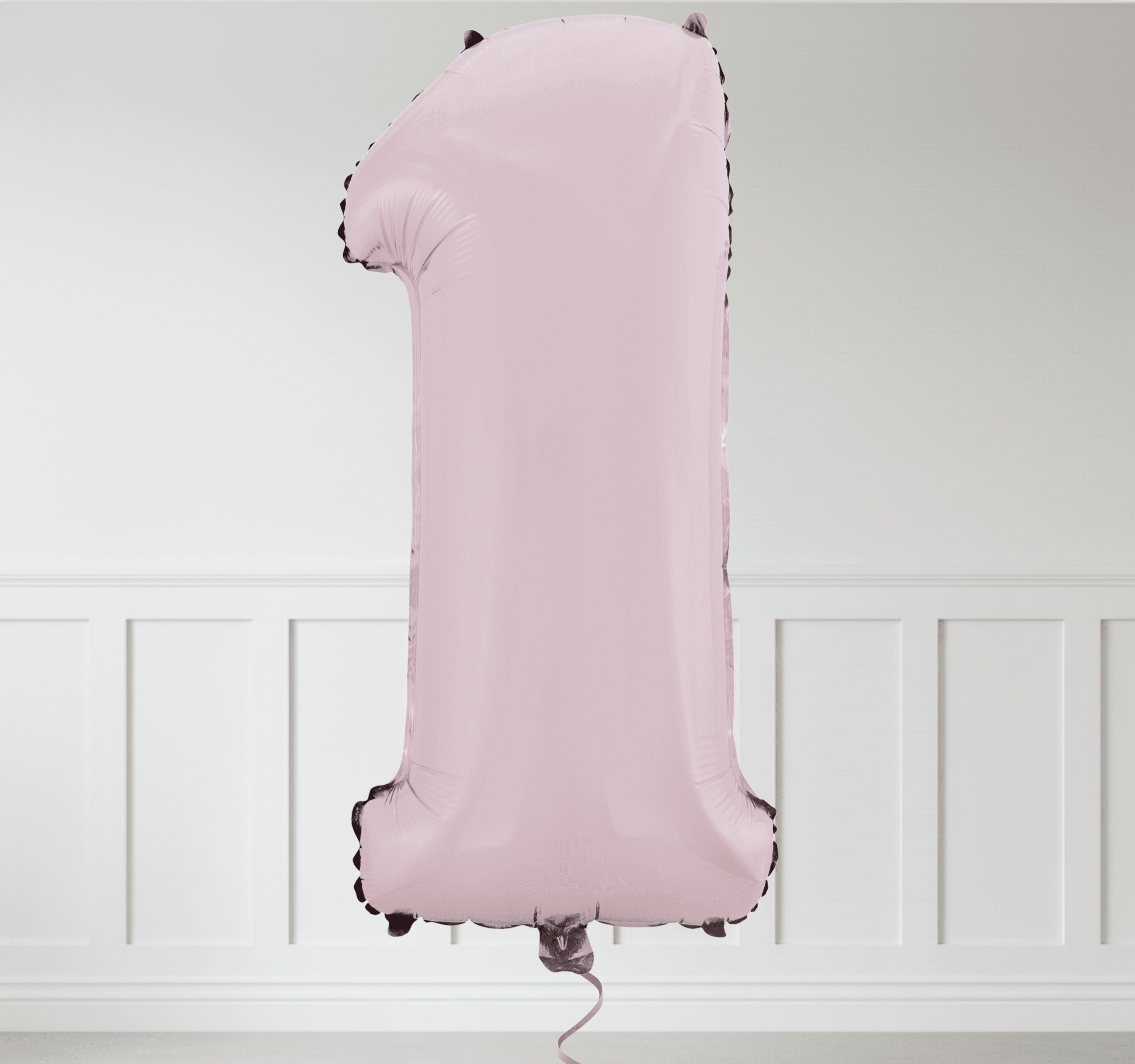 40' Pembe Rakam Folyo Balon (100 cm) 