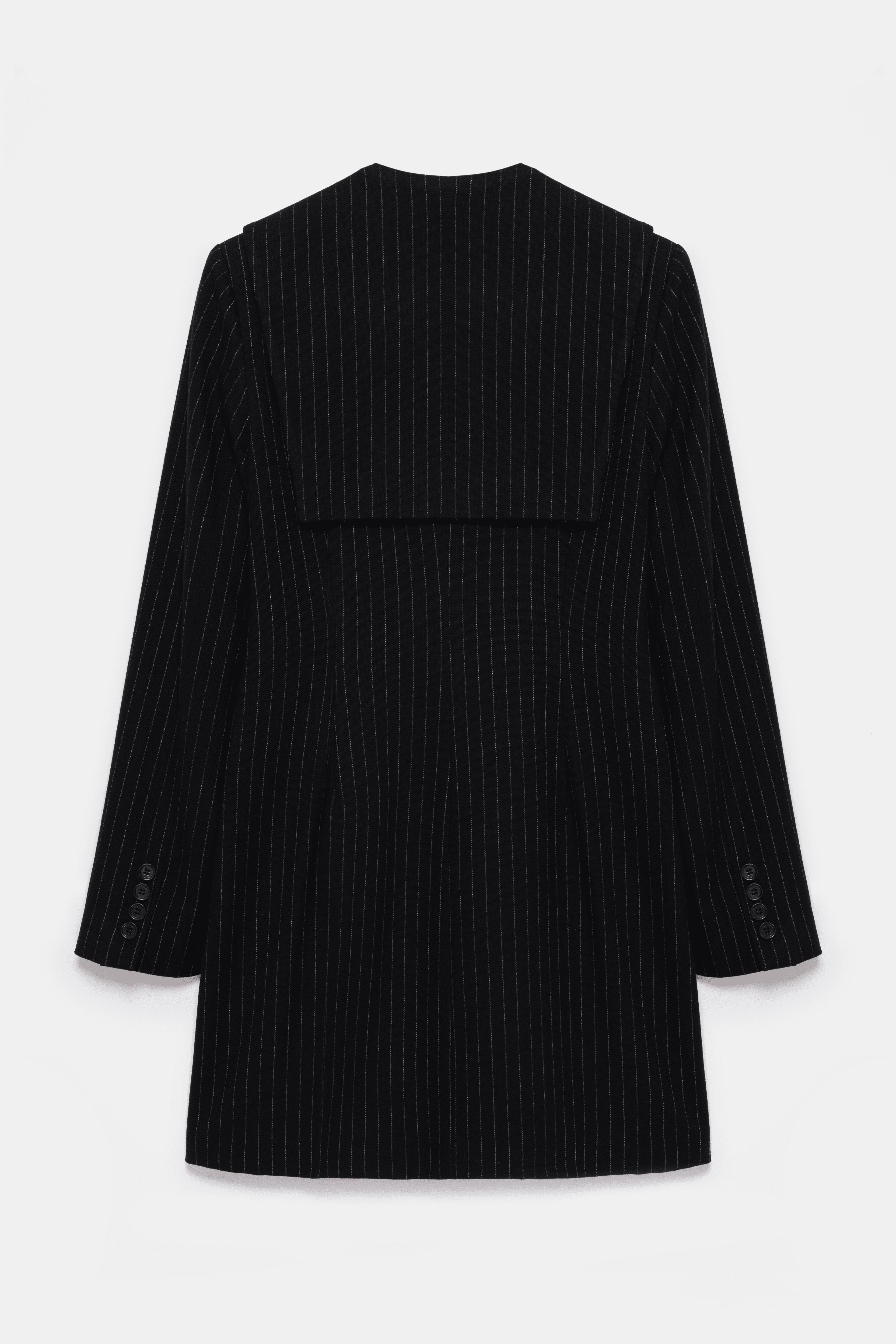 Marcy Lacy Pinstripe Jacket - Black