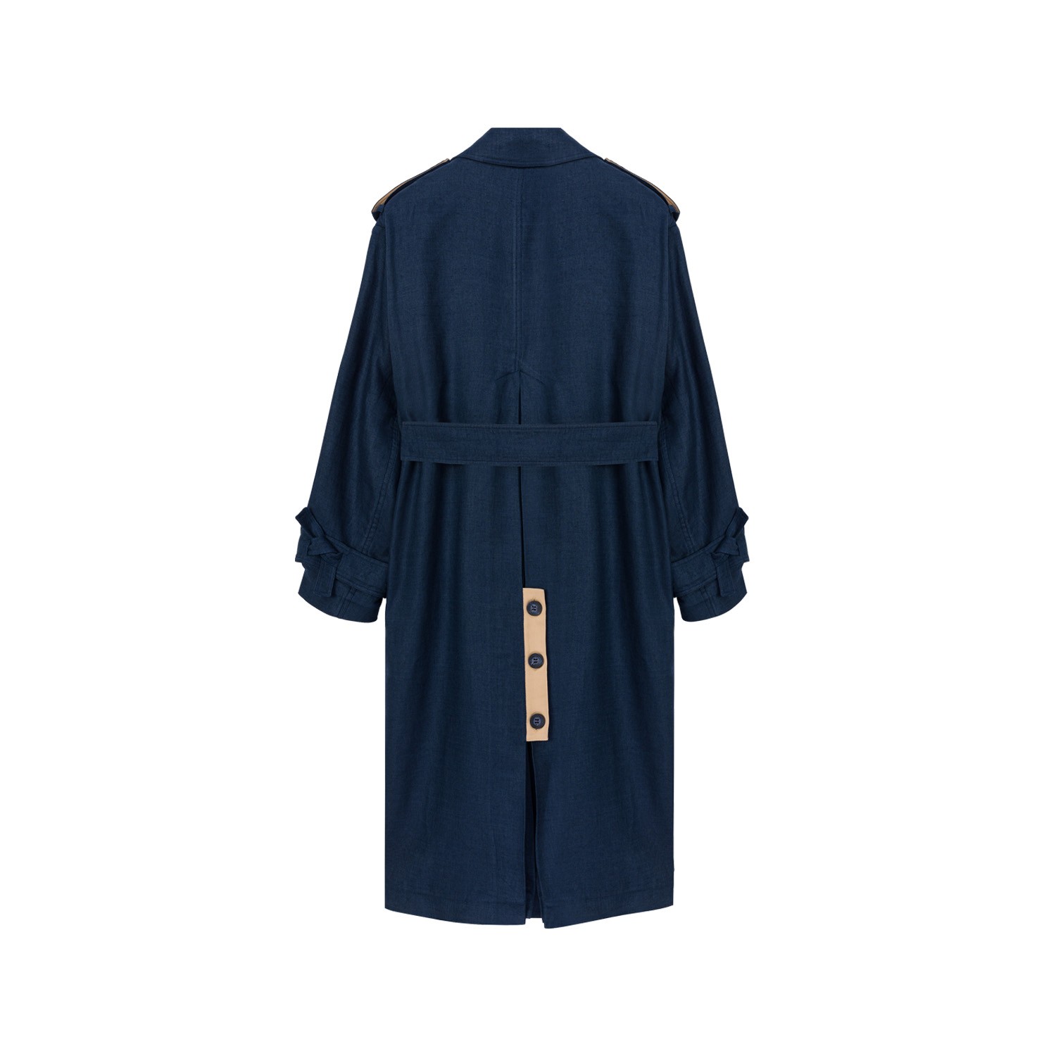 Ise Trenchcoat in  Underwater Blue