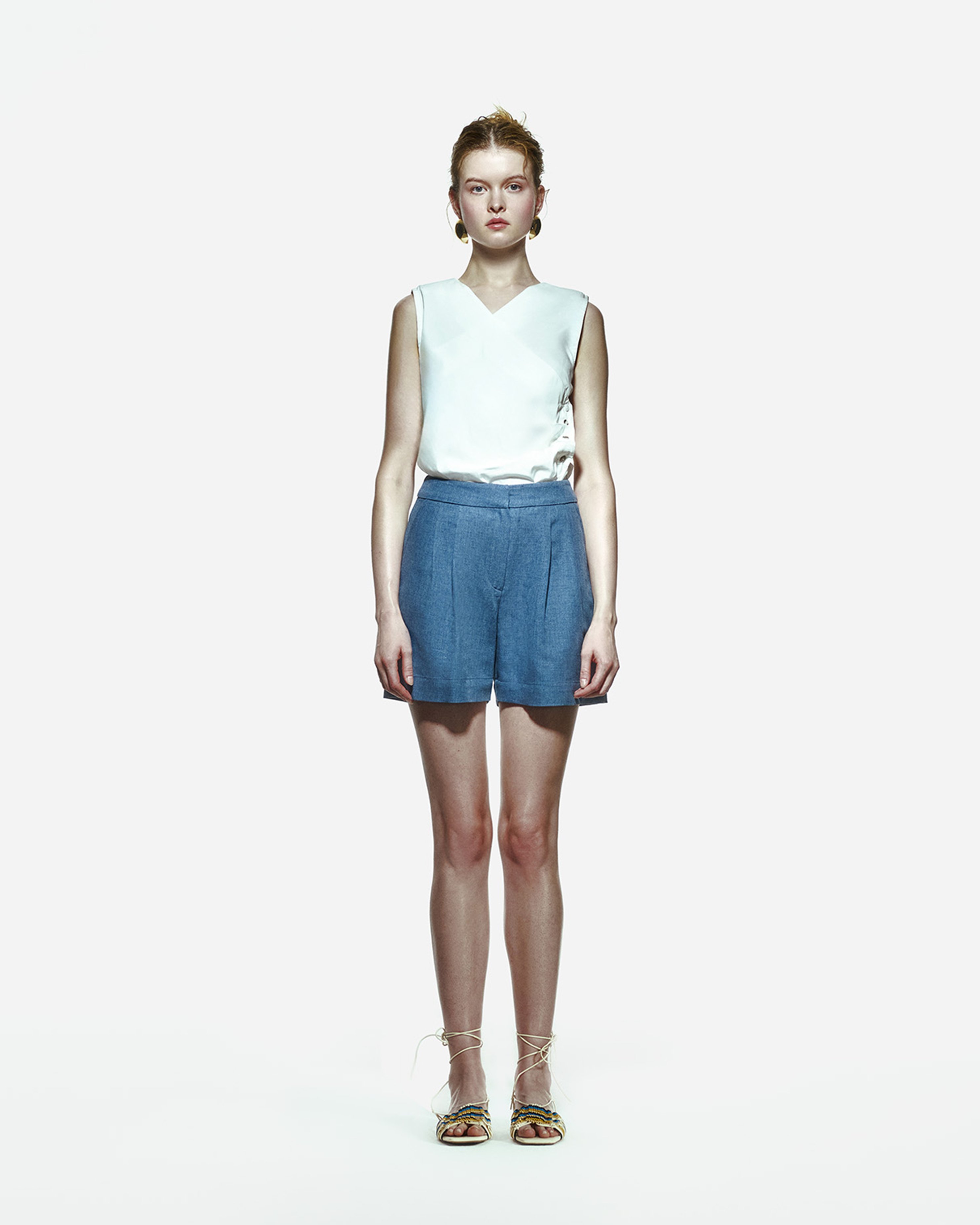 Toba Short in Denim Blue