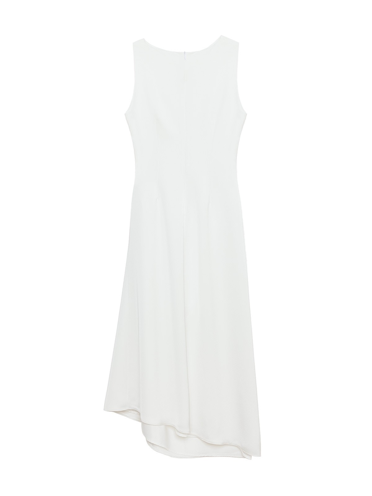 Amor Draped Sateen Dress