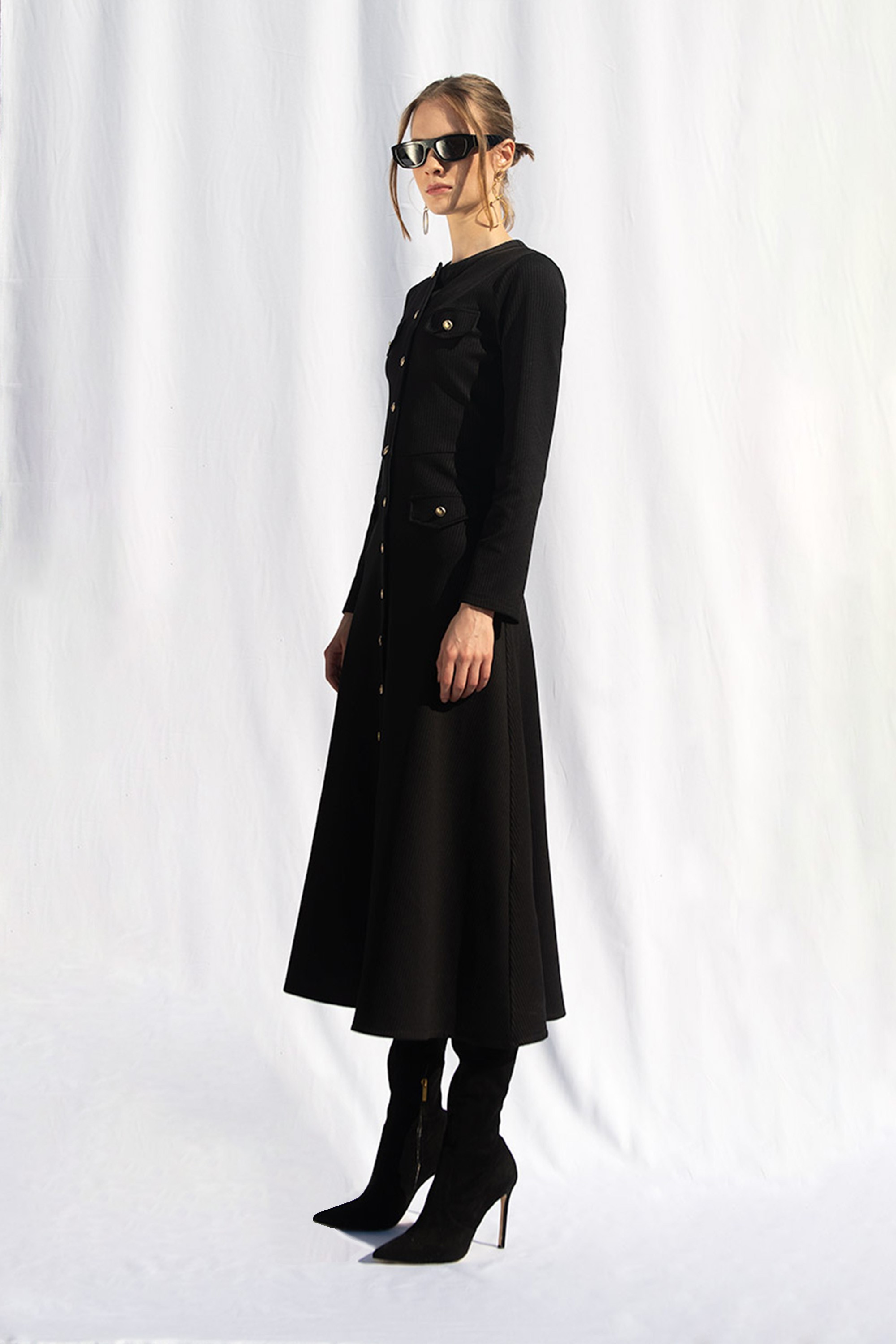 Regina Maxi Dress - Siyah