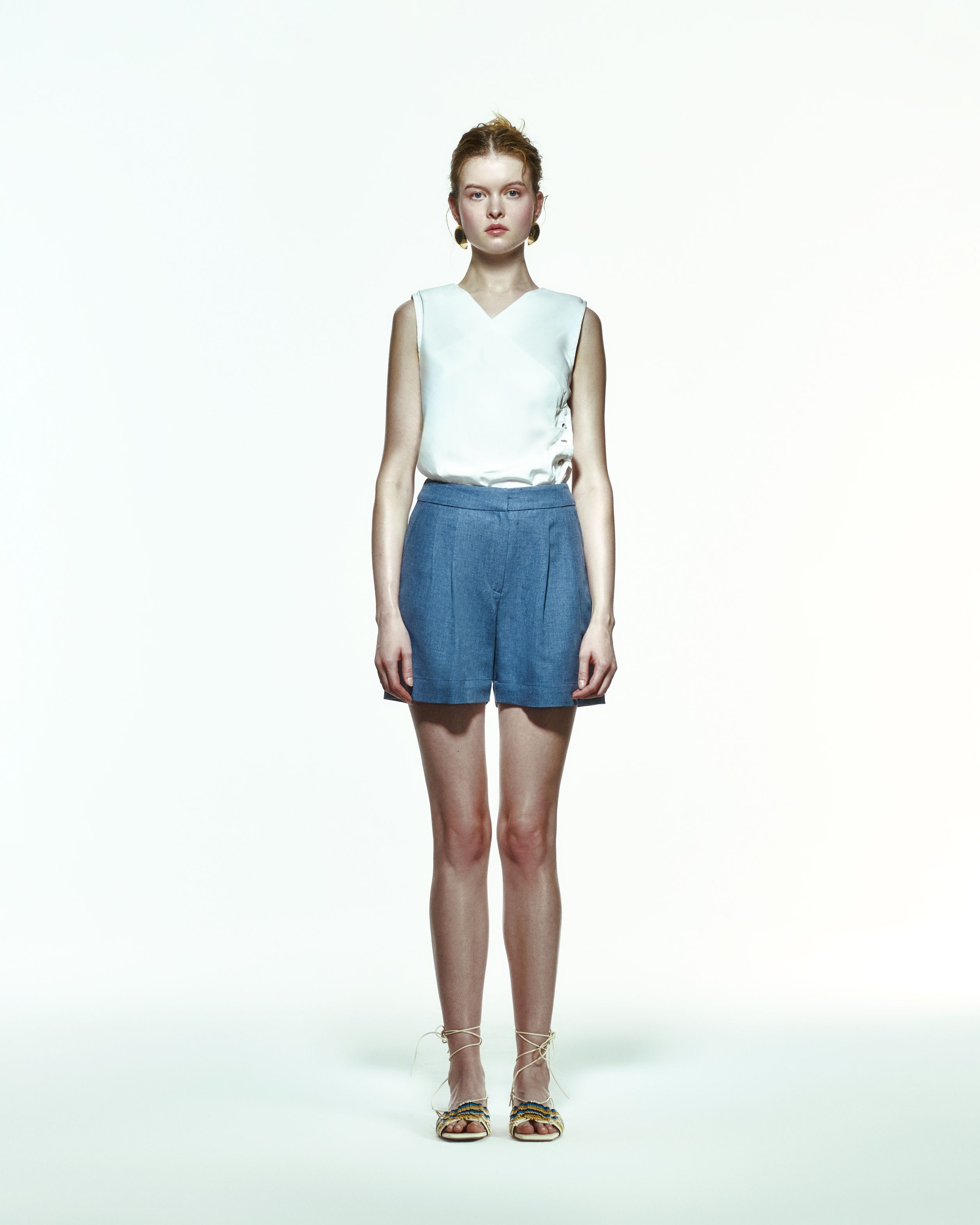 Toba Short in Denim Blue