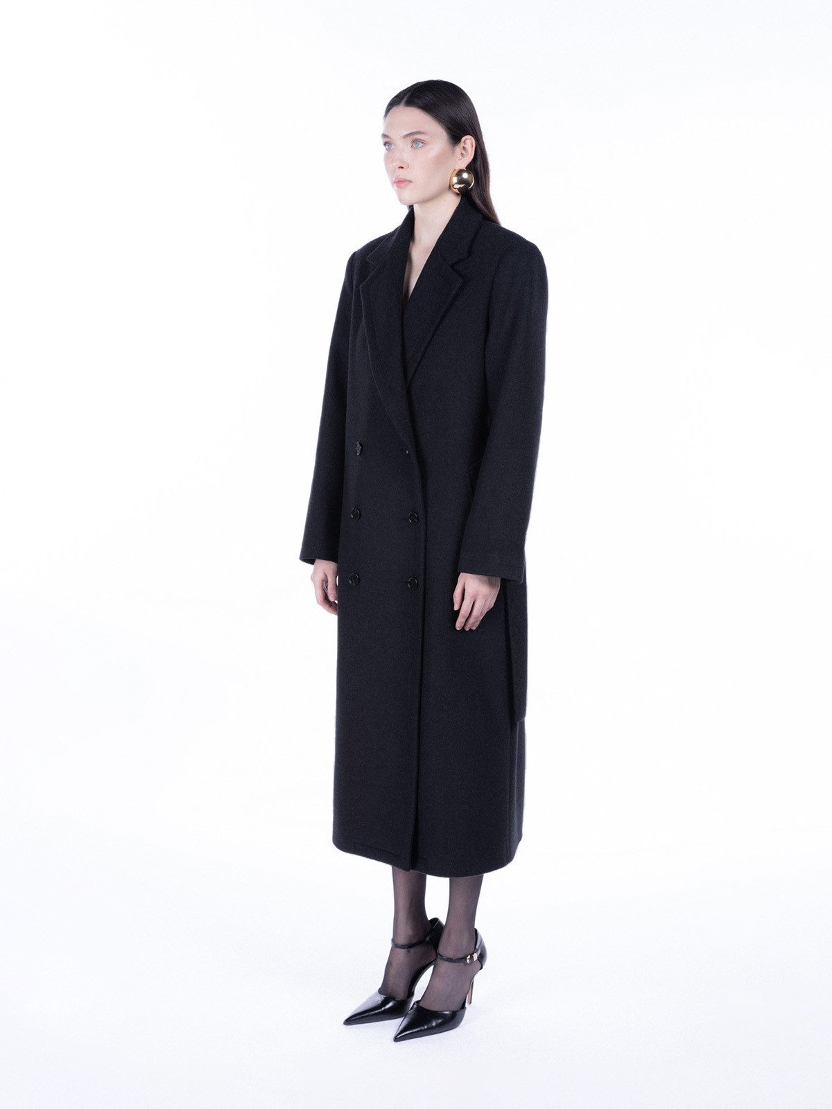 Harlow Wool Blend Suiting Coat