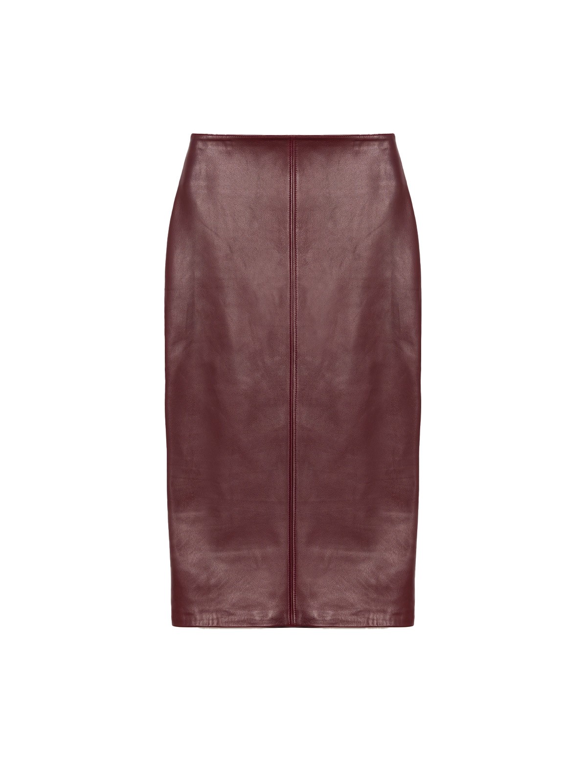 Rothen Sleek Lambskin Leather Skirt