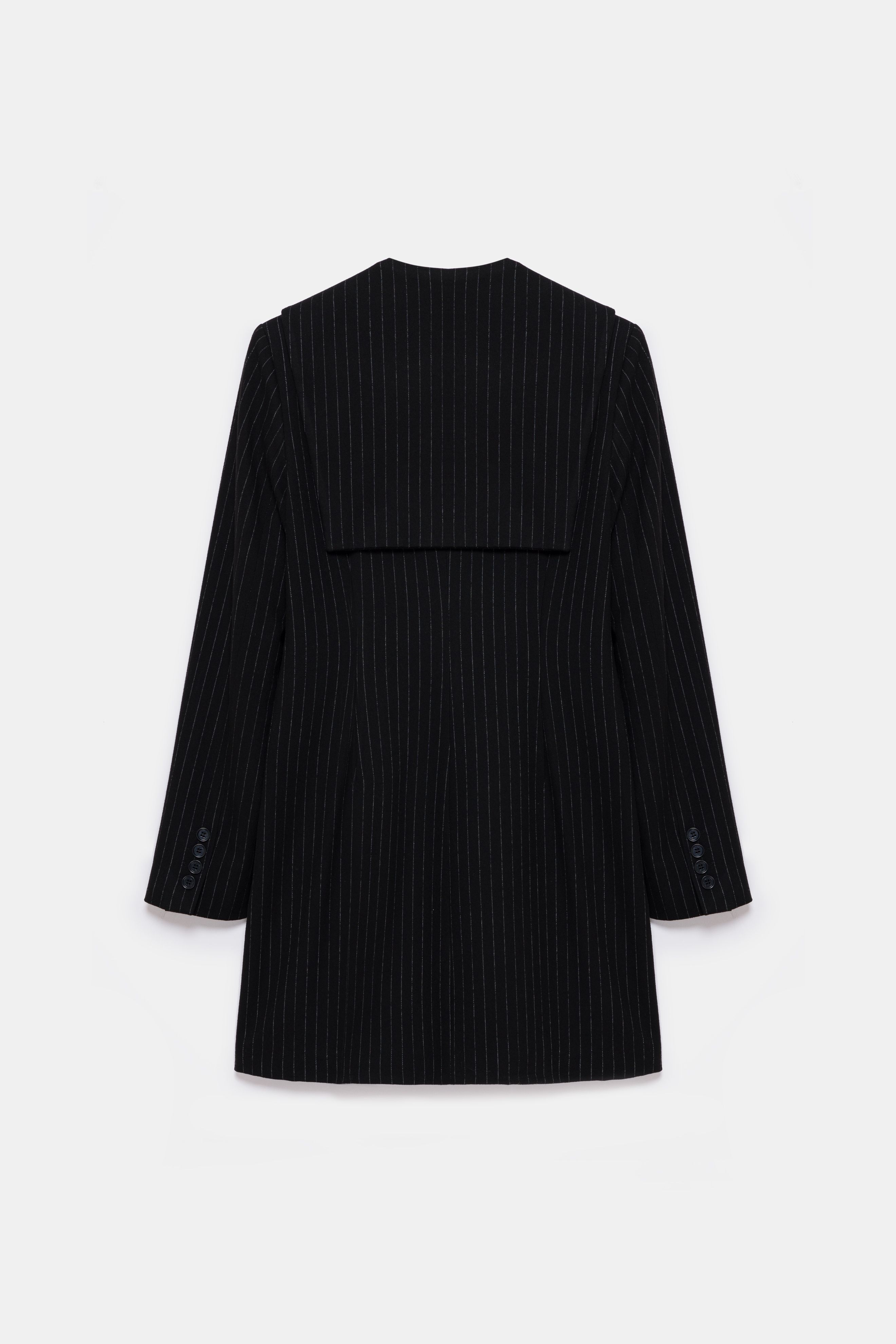 Marcy Lacy Pinstripe Jacket - Black