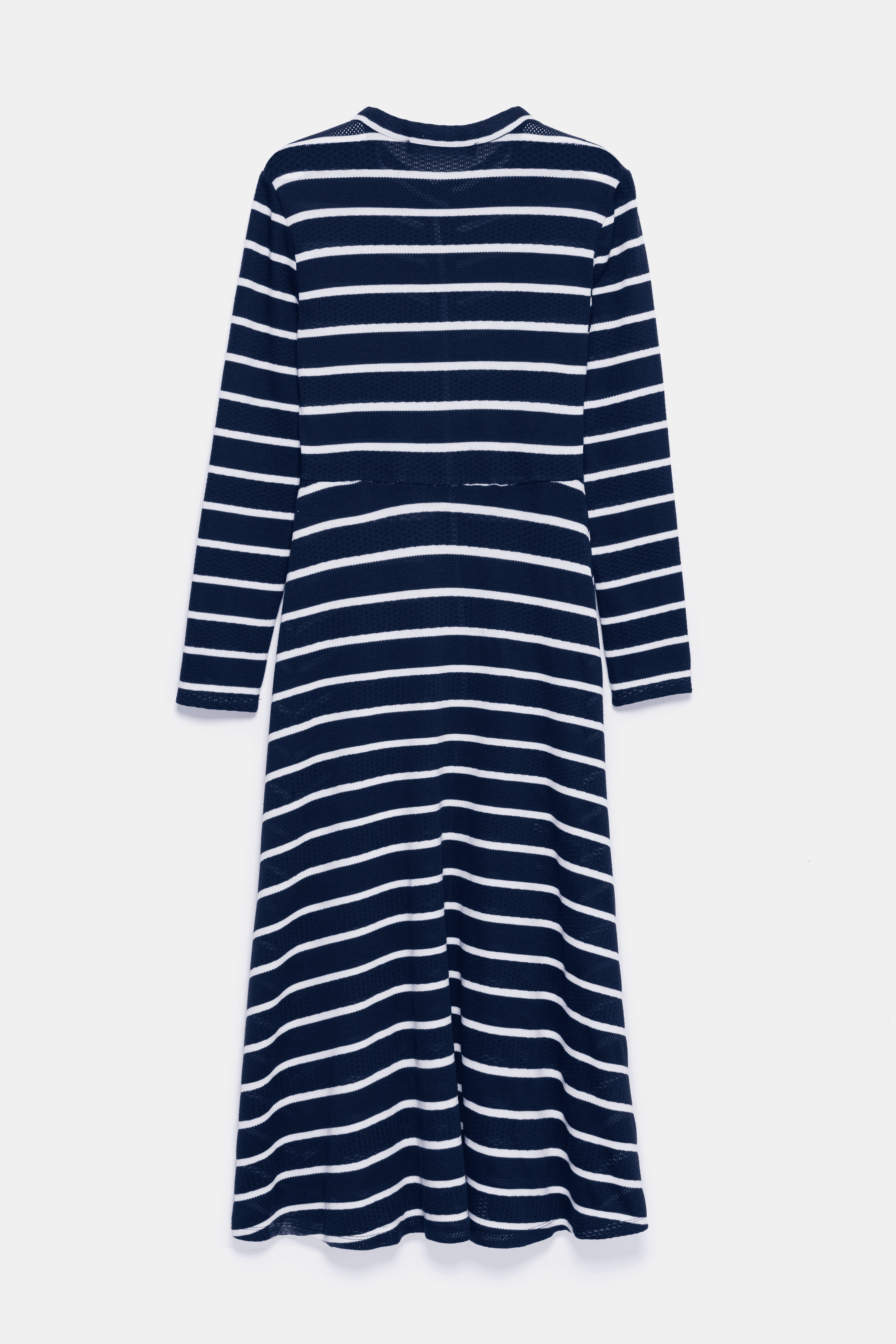 Marianne Stripe Maxi Dress - Navy Blue