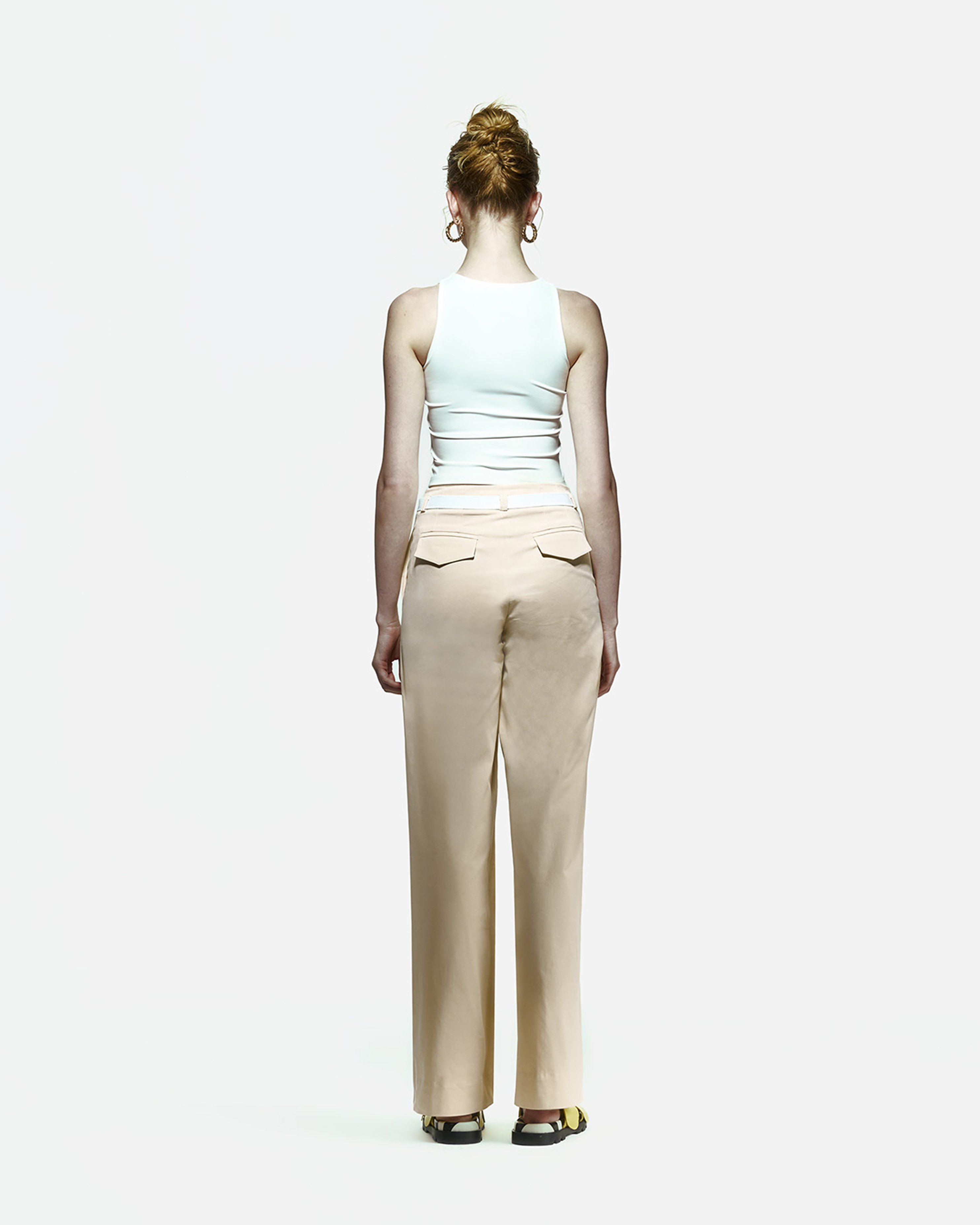 Toba Trousers in Eggnog Yellow