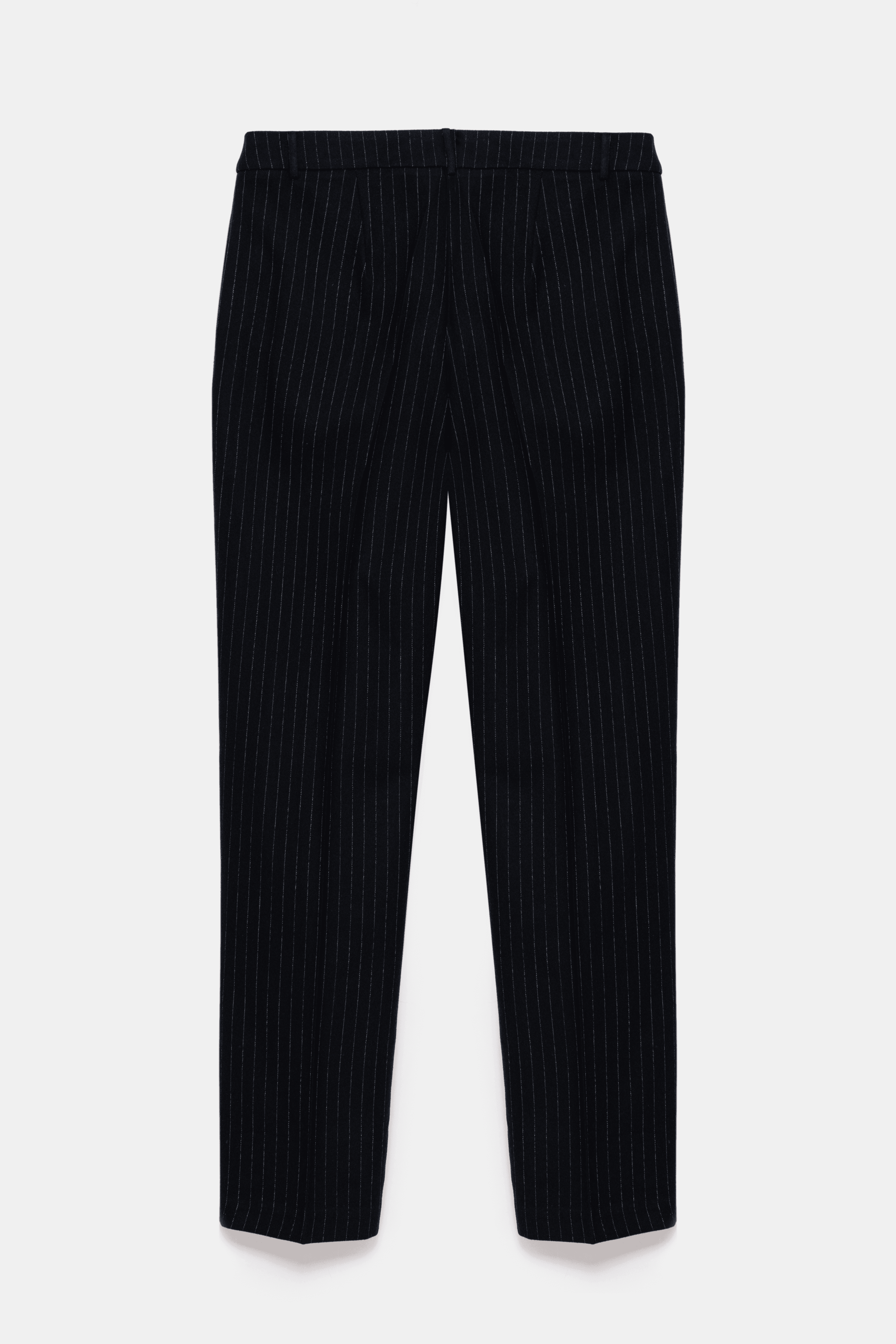 Mary Lacy Slim Fit Trousers - Koyu Lacivert