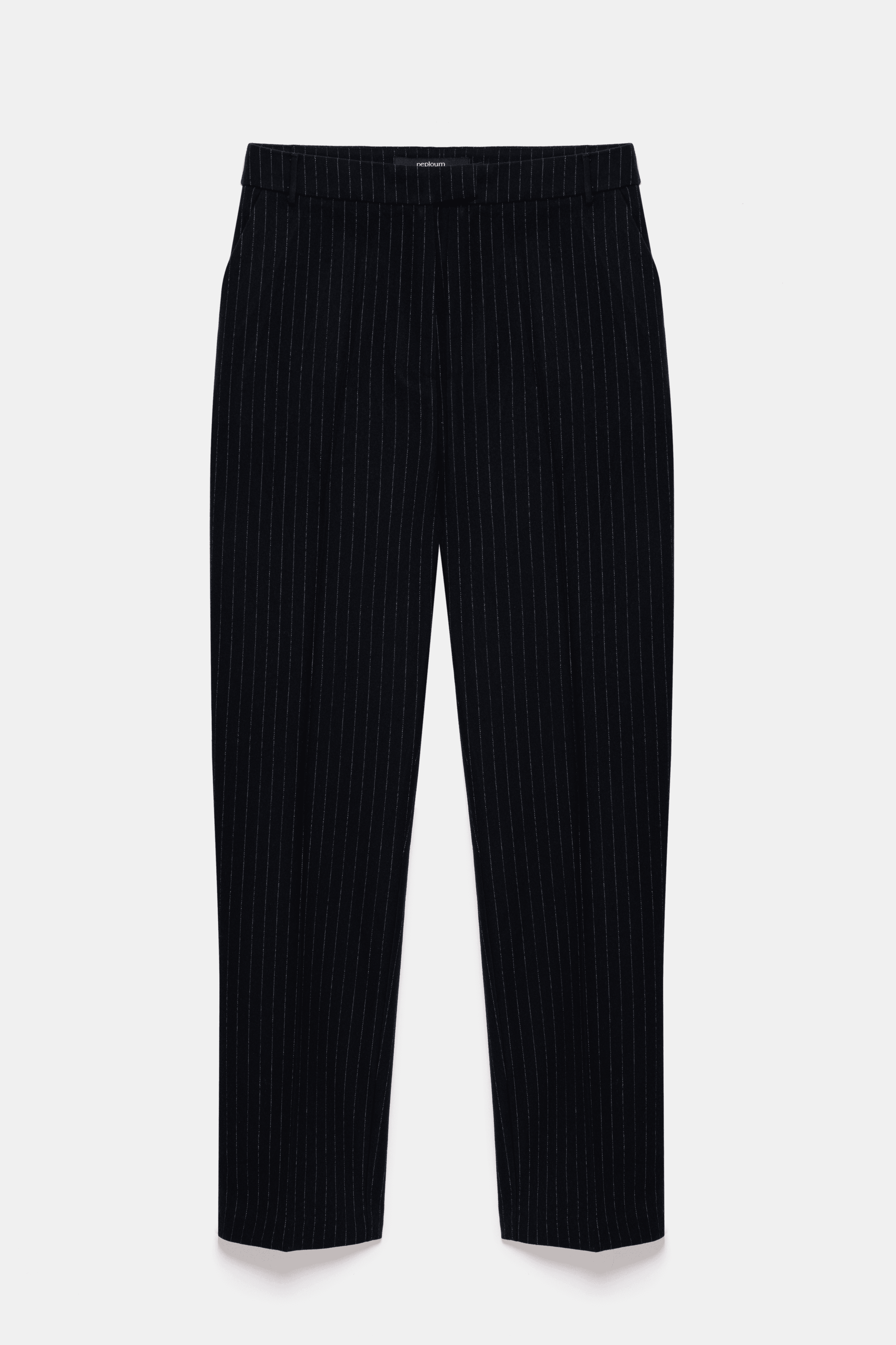 Mary Lacy Slim Fit Trousers - Koyu Lacivert