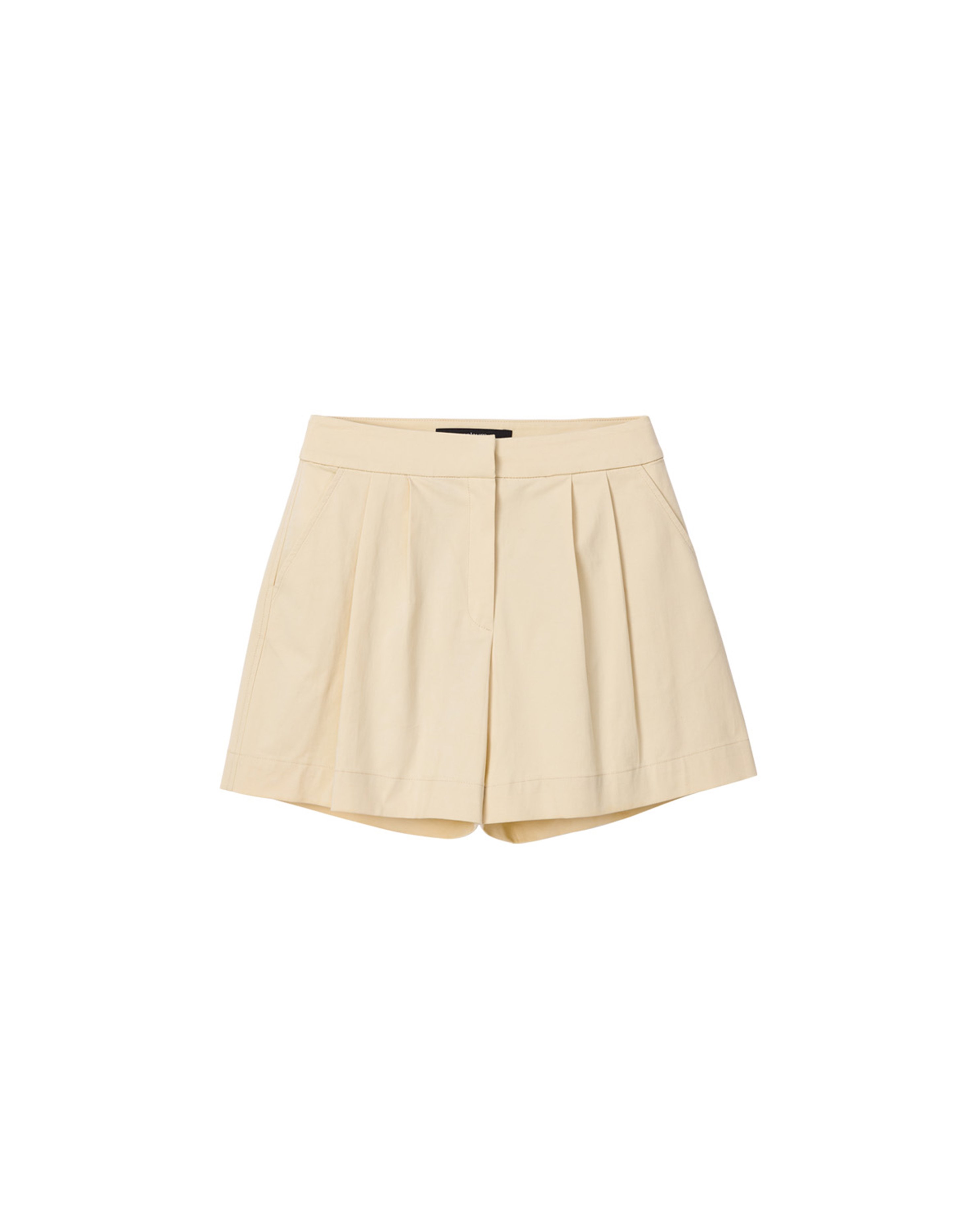 Toba Shorts in Eggnog Yellow