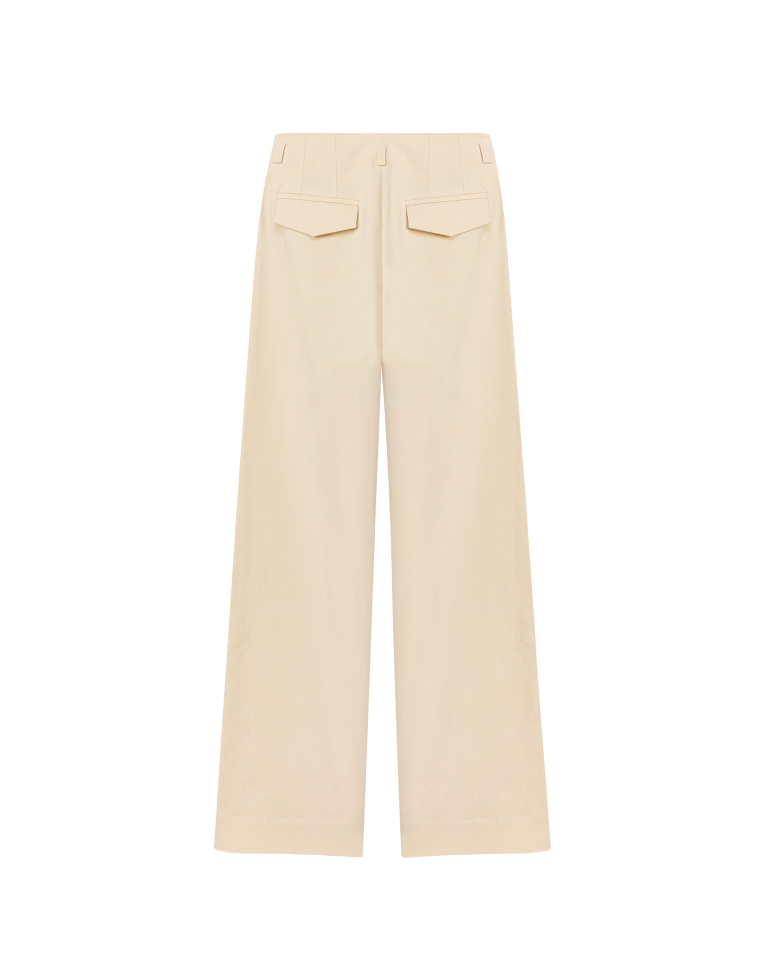 Toba Trousers in Eggnog Yellow