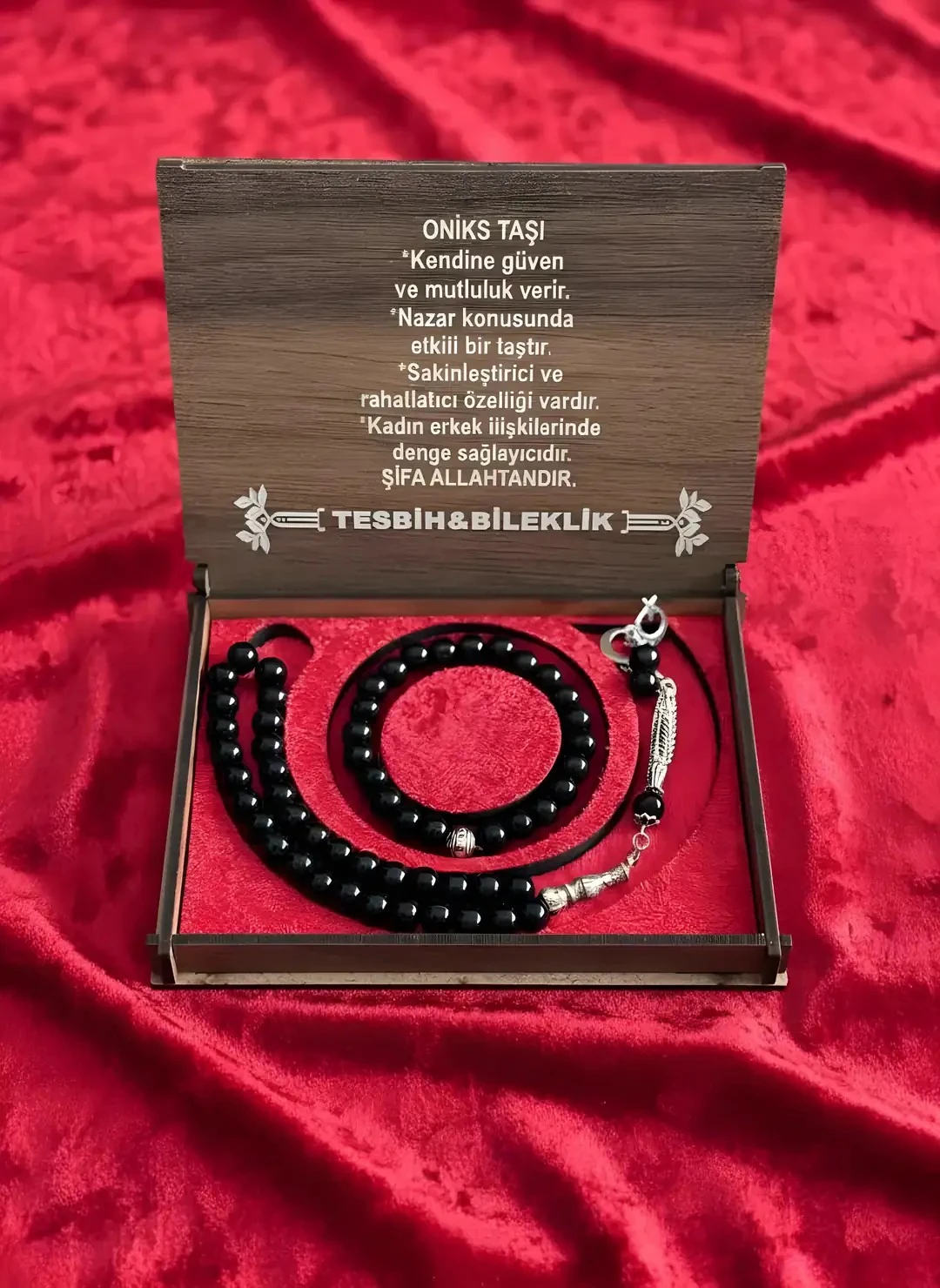 Ahşap Kutulu Oniks Set