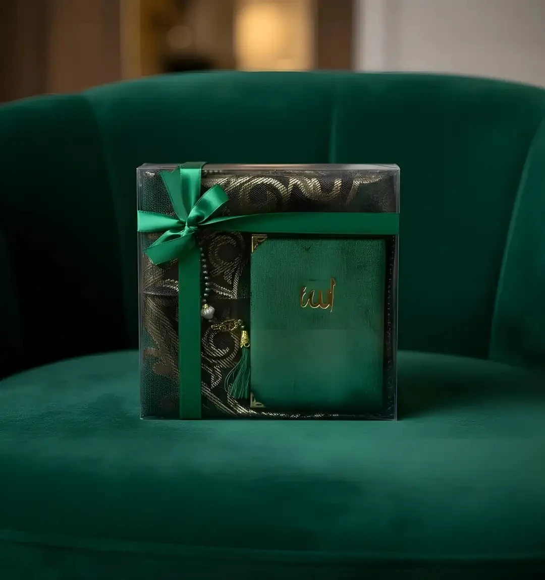 Dekomina 3'lü Hediyelik ve Çeyizlik Set - Yeşil