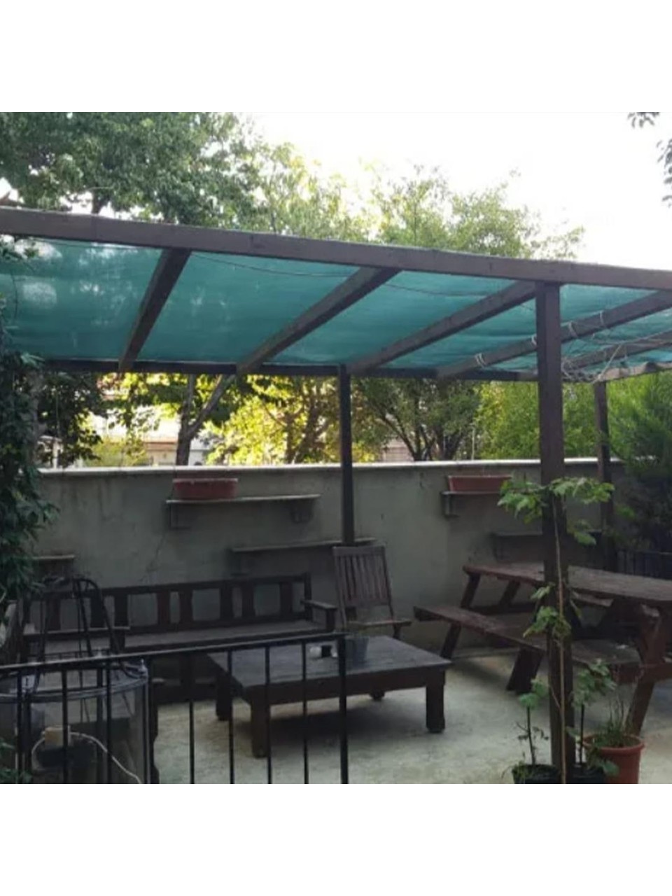 %75 Gölgelik File Gölgelik Tente Bahçe Filesi Balkon Gölgelik Çit Filesi Gölgeleme Tülü 