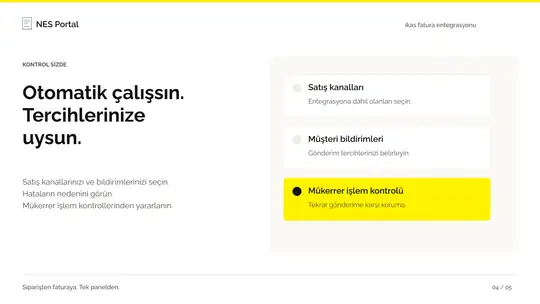 NES Portal Fatura Entegrasyonu ekran görüntüsü 4