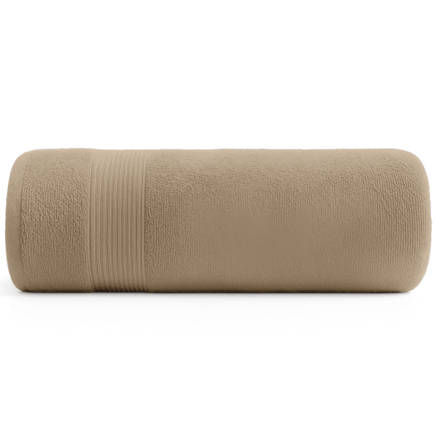 Büyük Boy Banyo ve Plaj Havlusu %100 Pamuk 90x145 cm  Yumuşak ve Hızlı Kuruyan - kahverengi
