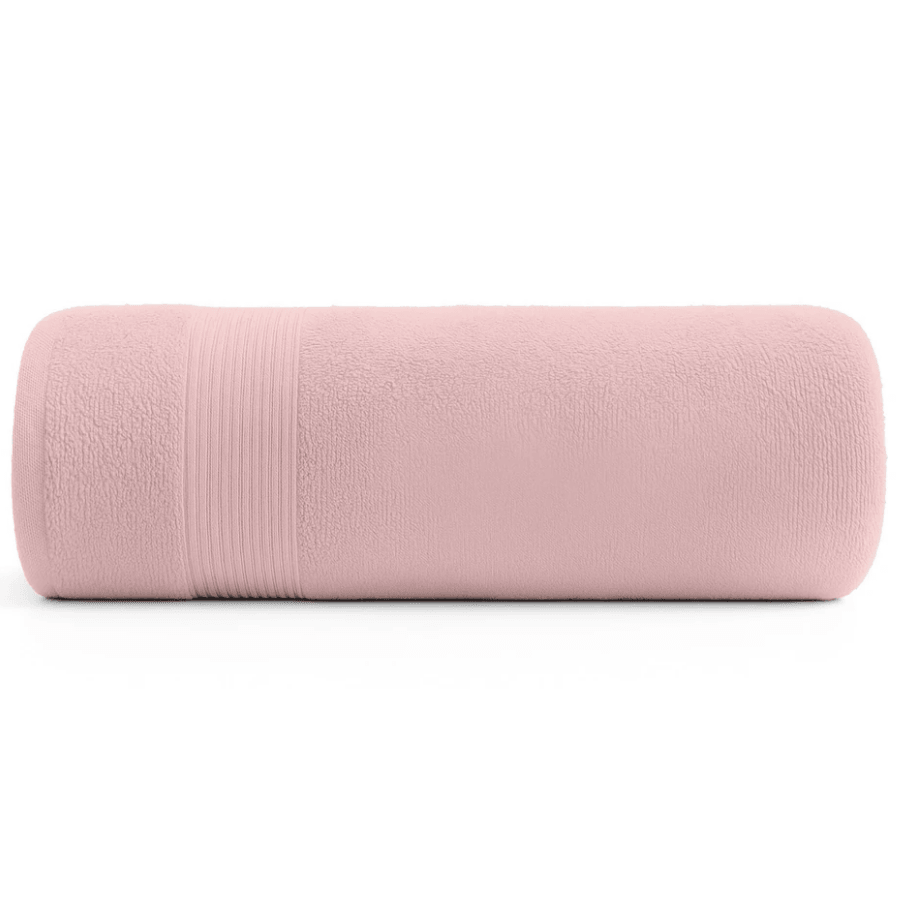 Büyük Boy Banyo ve Plaj Havlusu %100 Pamuk 90x145 cm  Yumuşak ve Hızlı Kuruyan - pembe