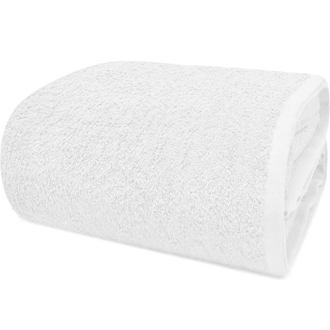 %100 Pamuk 50x90 cm El ve Yüz Havlusu – Baş Kafa Havlusu, Ultra Yumuşak ve Yüksek Su Emici - beyaz