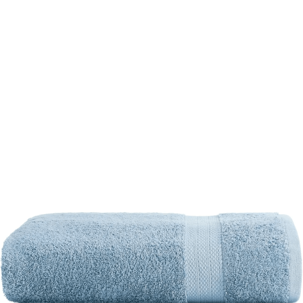 %100 Pamuk 70x140 cm Çizgi Desenli Banyo ve Duş Havlusu - Yumuşak ve Su Emici - mavi̇