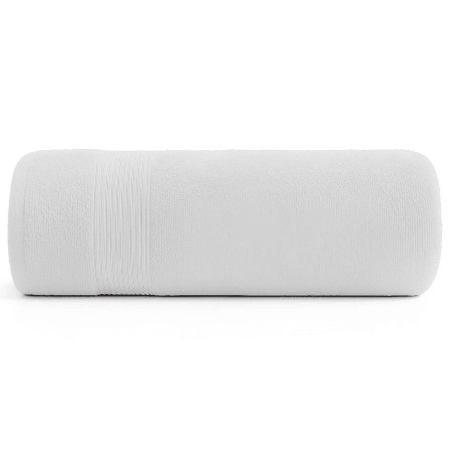 Büyük Boy Banyo ve Plaj Havlusu %100 Pamuk 90x145 cm  Yumuşak ve Hızlı Kuruyan - beyaz