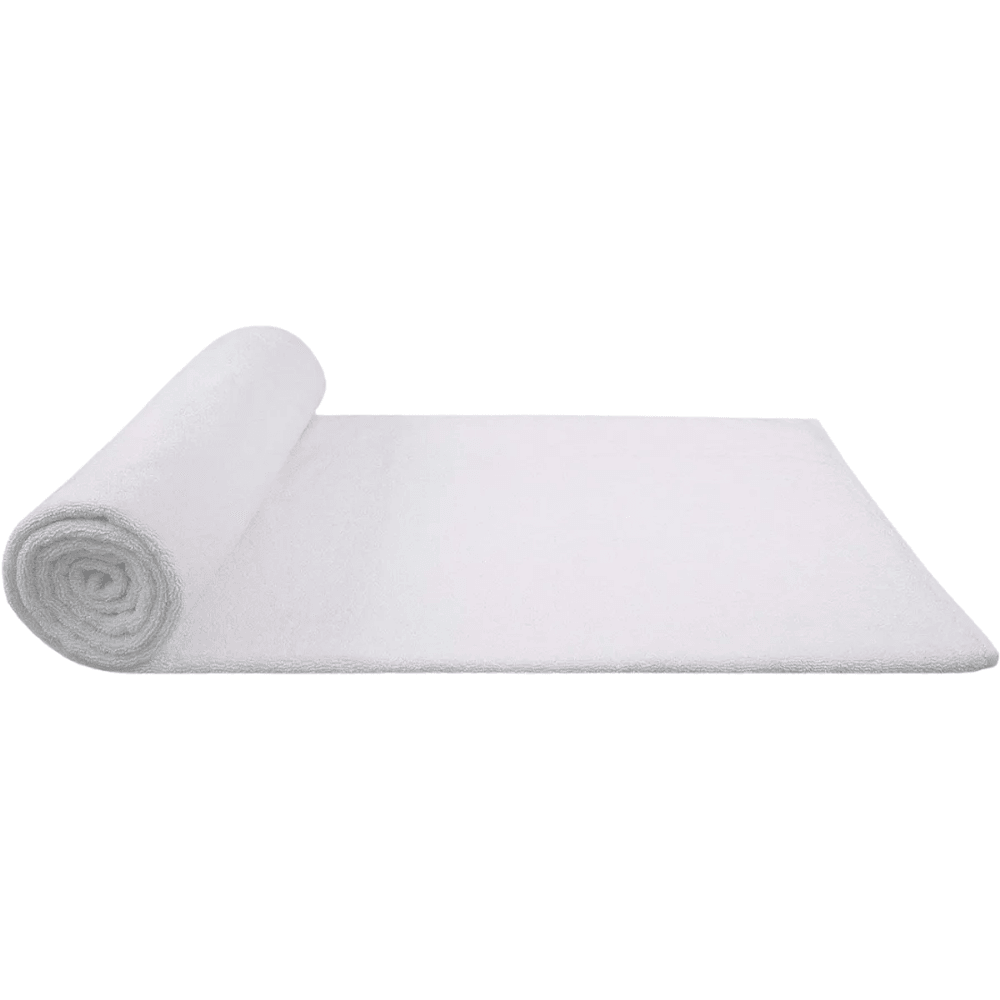 Banyo Havlusu %100 Pamuk 90x150 cm Beyaz Yumuşak ve Dayanıklı 600 gr Desensiz