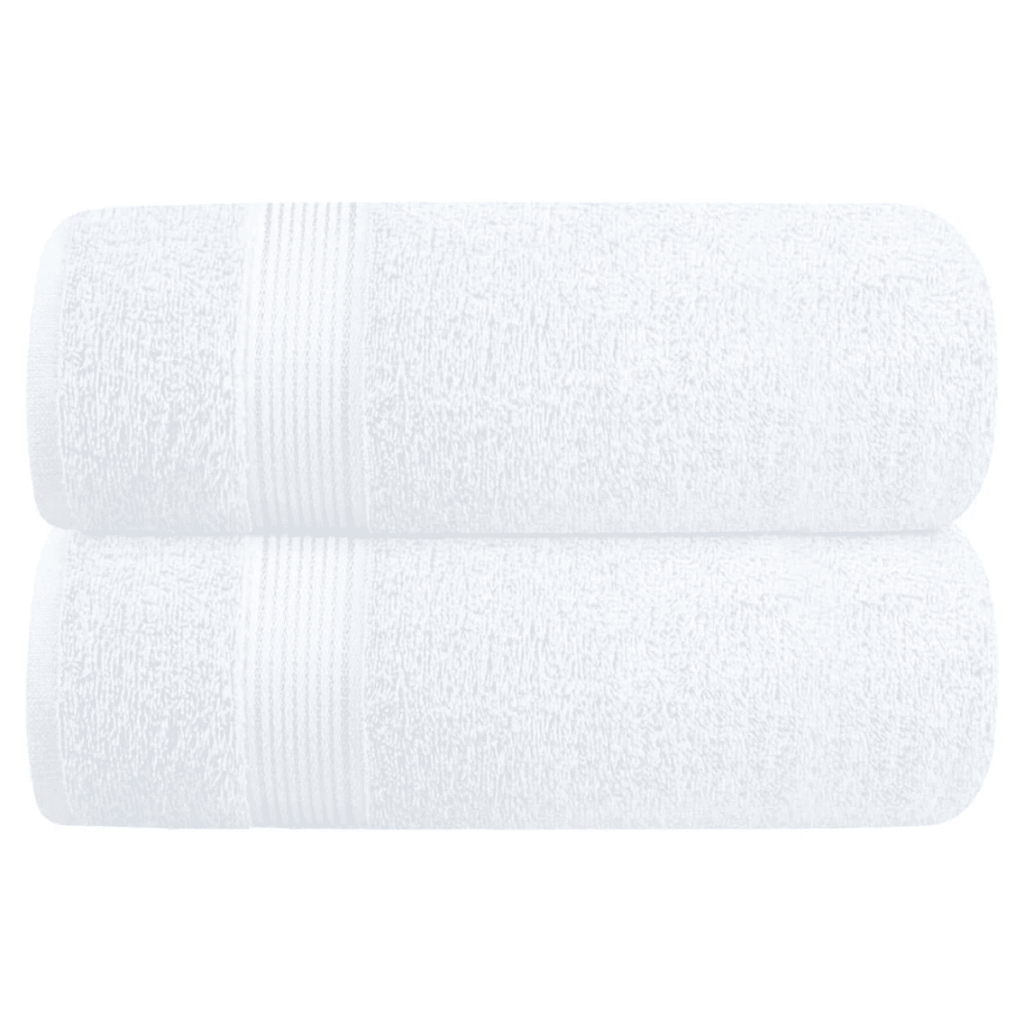 Beyaz 2'li Premium 50x90 cm El ve Yüz Havlusu Yumuşak ve Dayanıklı Dokusu ile Şıklık ve Konfor - beyaz