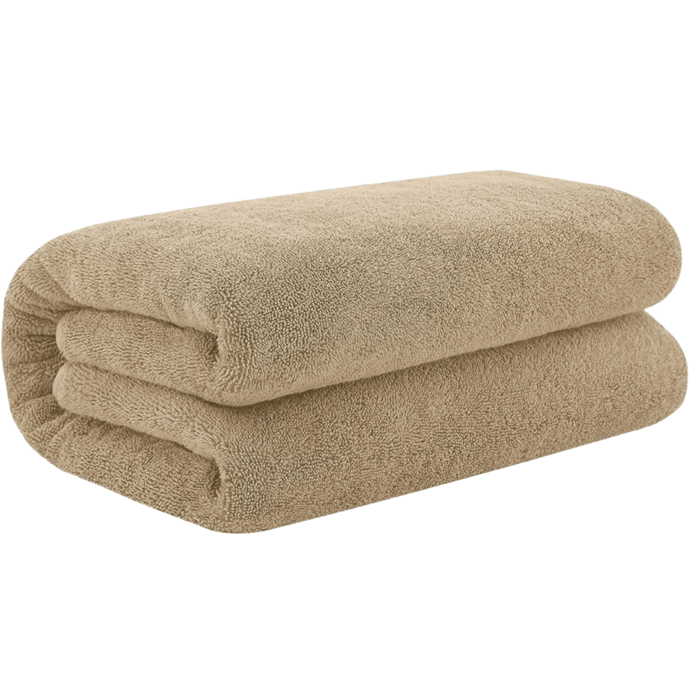 Plaj Havlusu 70 x 180 cm %100 Pamuk Bir adet - karamel