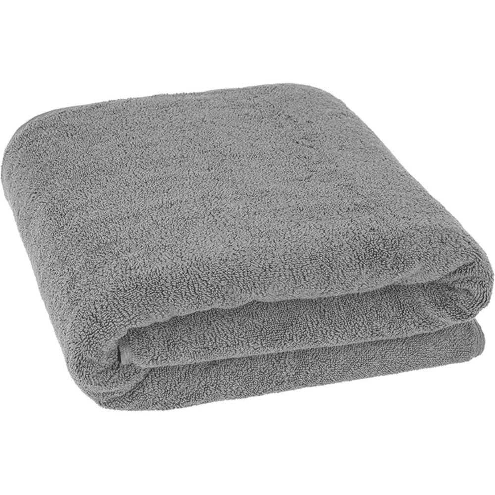 Ekstra Büyük Boy Gri Banyo Havlusu %100 PAMUK 90 X 180 cm