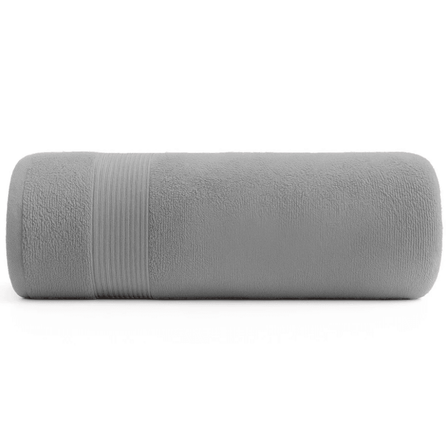 Büyük Boy Banyo ve Plaj Havlusu %100 Pamuk 90x145 cm  Yumuşak ve Hızlı Kuruyan - gri