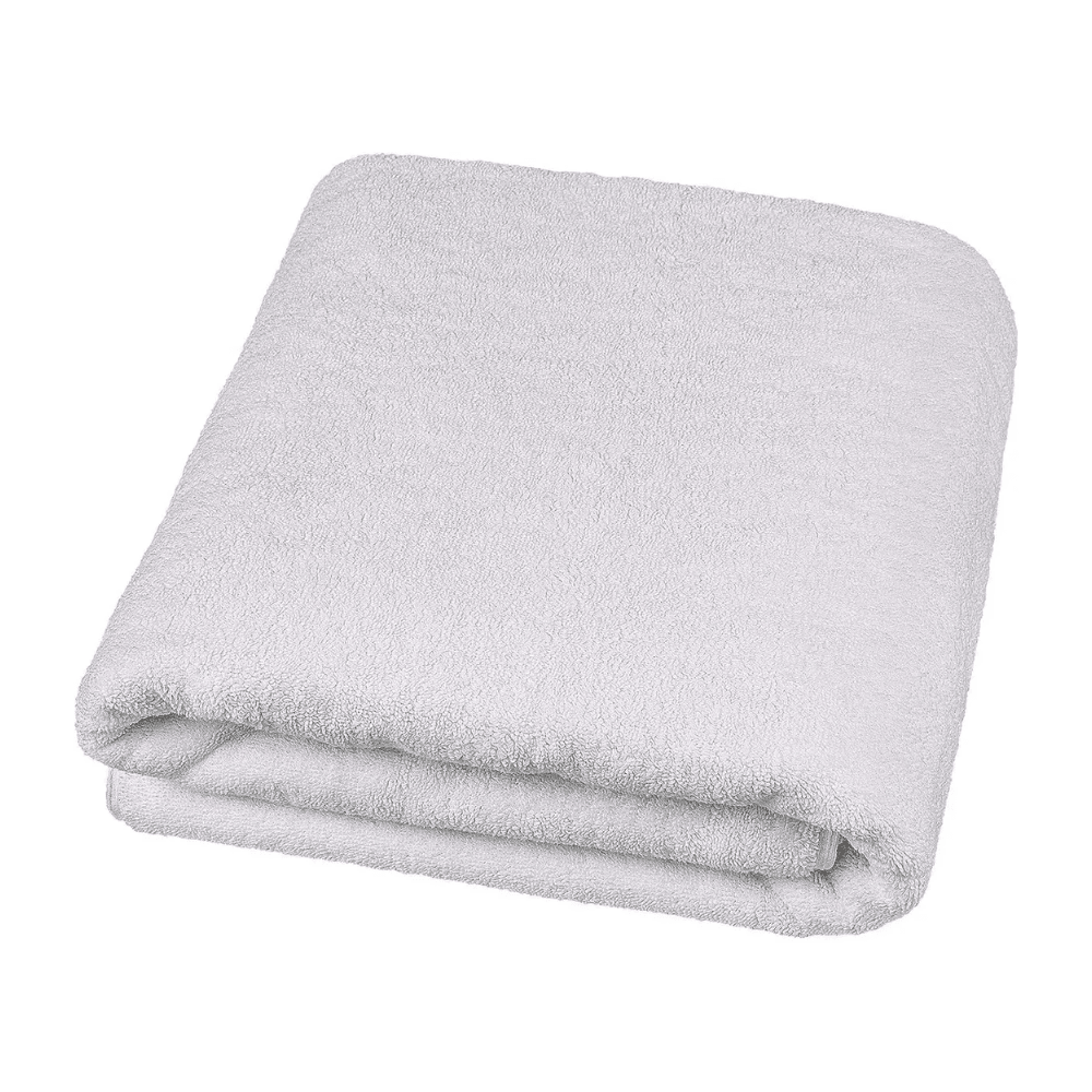 Banyo Havlusu %100 Pamuk 90x150 cm Beyaz Yumuşak ve Dayanıklı 600 gr Desensiz