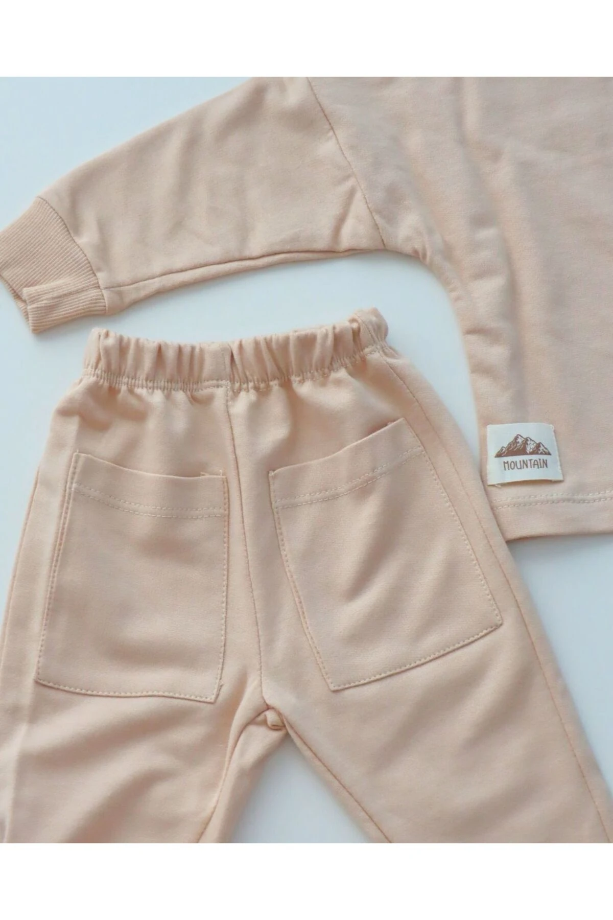 Cepli Şık ve Tasarım Model Kız Erkek Bebek Cepli Mountain Takım