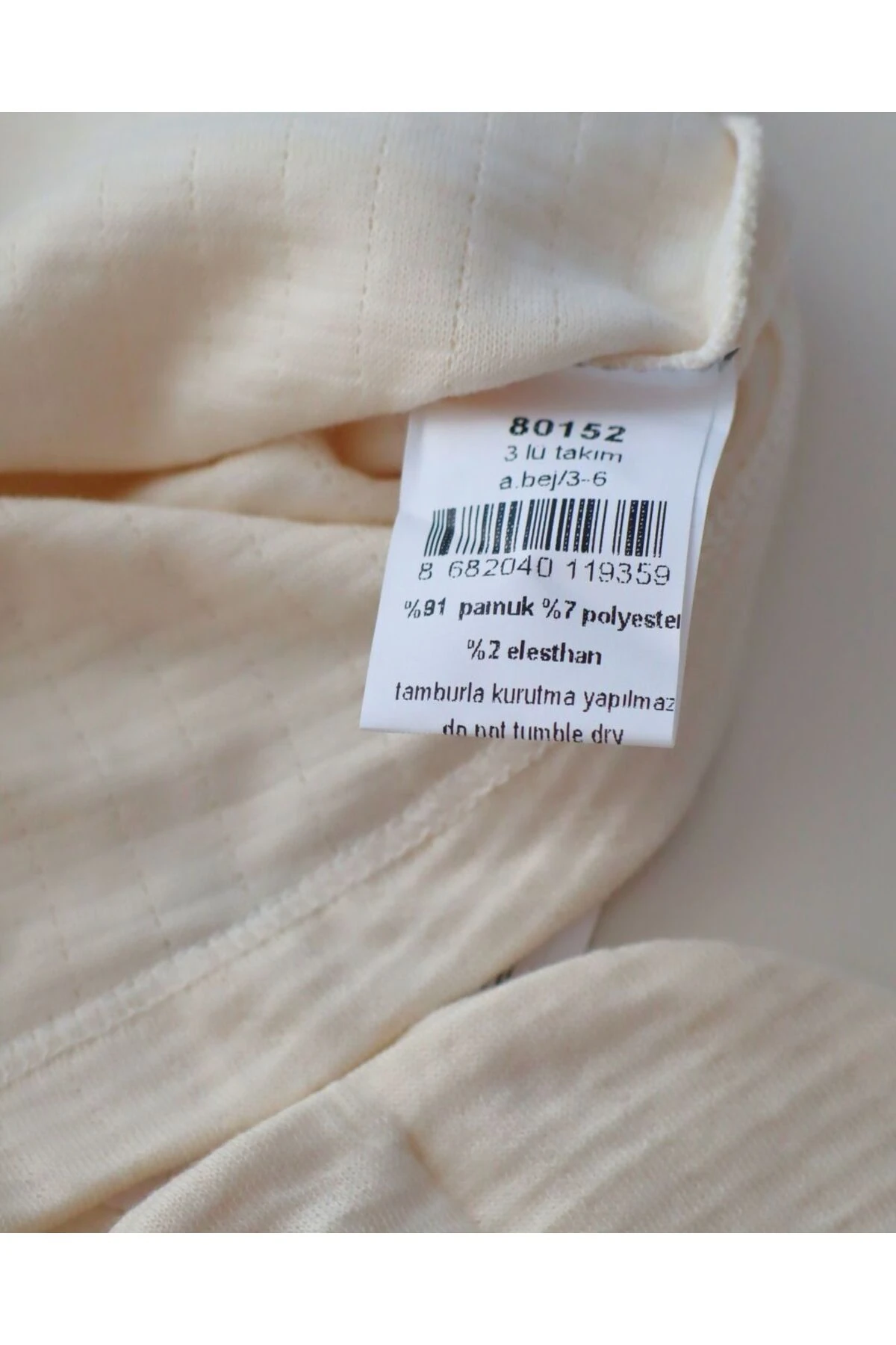 Sade ve Şık Yenidoğan Kız Erkek Bebek Kışlık Üç Parça Zıbın Takım