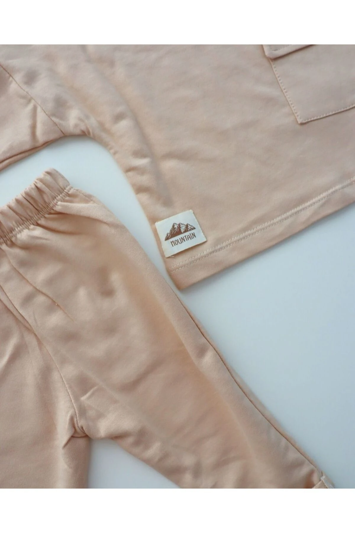 Cepli Şık ve Tasarım Model Kız Erkek Bebek Cepli Mountain Takım