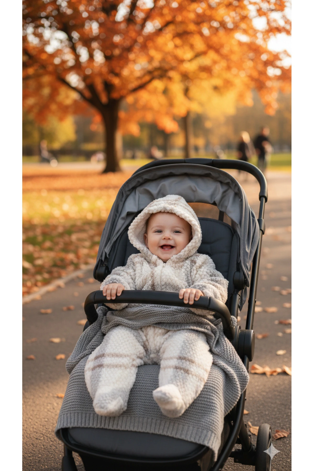 Peluş Kışlık Yumuşacık Ekose Velsoft Kız Erkek Bebek Tulum - bej