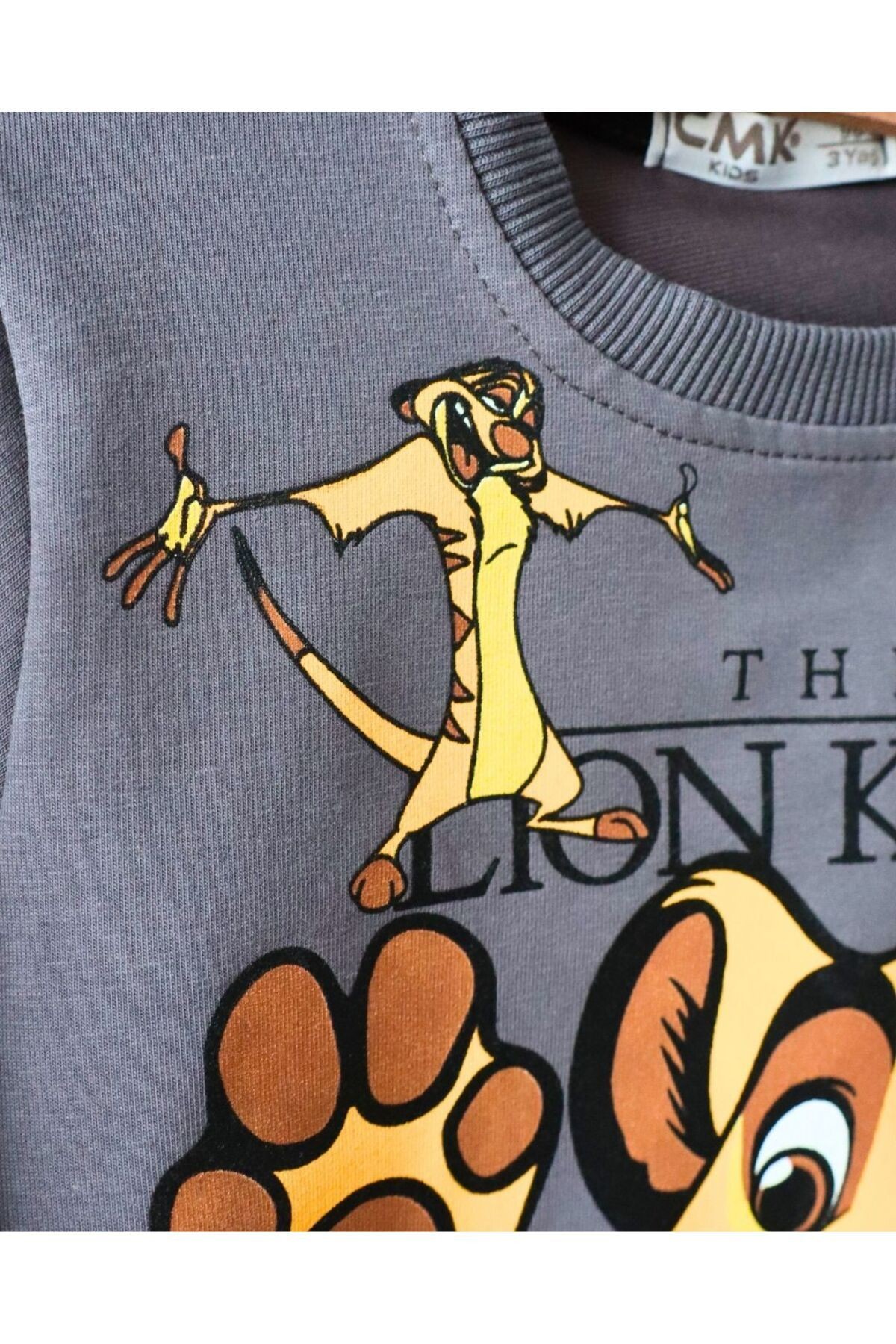 Rahat ve Kaliteli Esneyen Kumş Lion King Erkek Çocuk İkili Takım