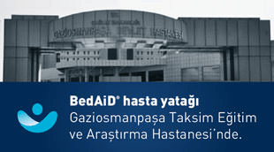 BedAiD® hasta yatağı Taksim Gaziosmanpaşa Eğitim ve Araştırma Hastanesinde