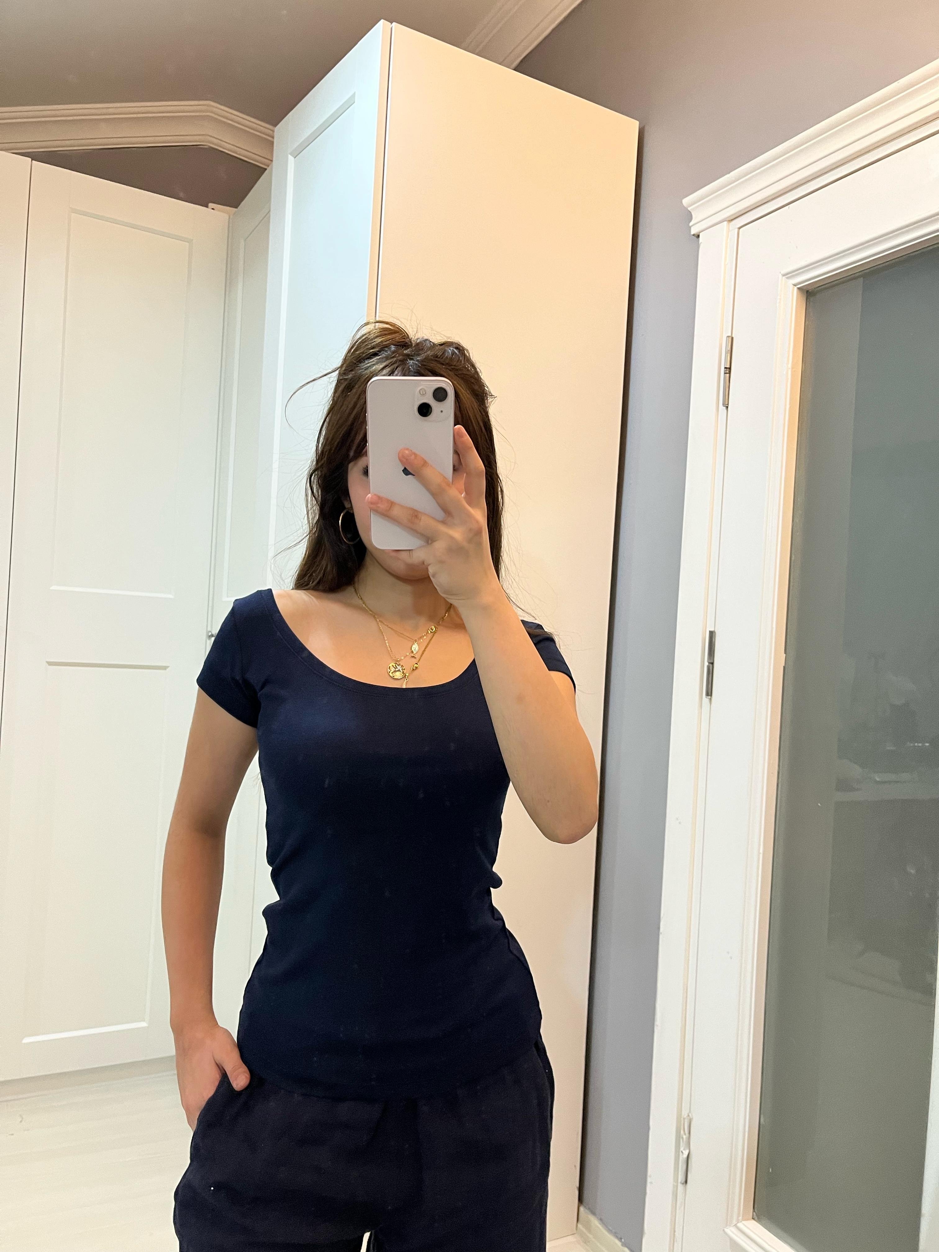 Kartela lacivert bluz