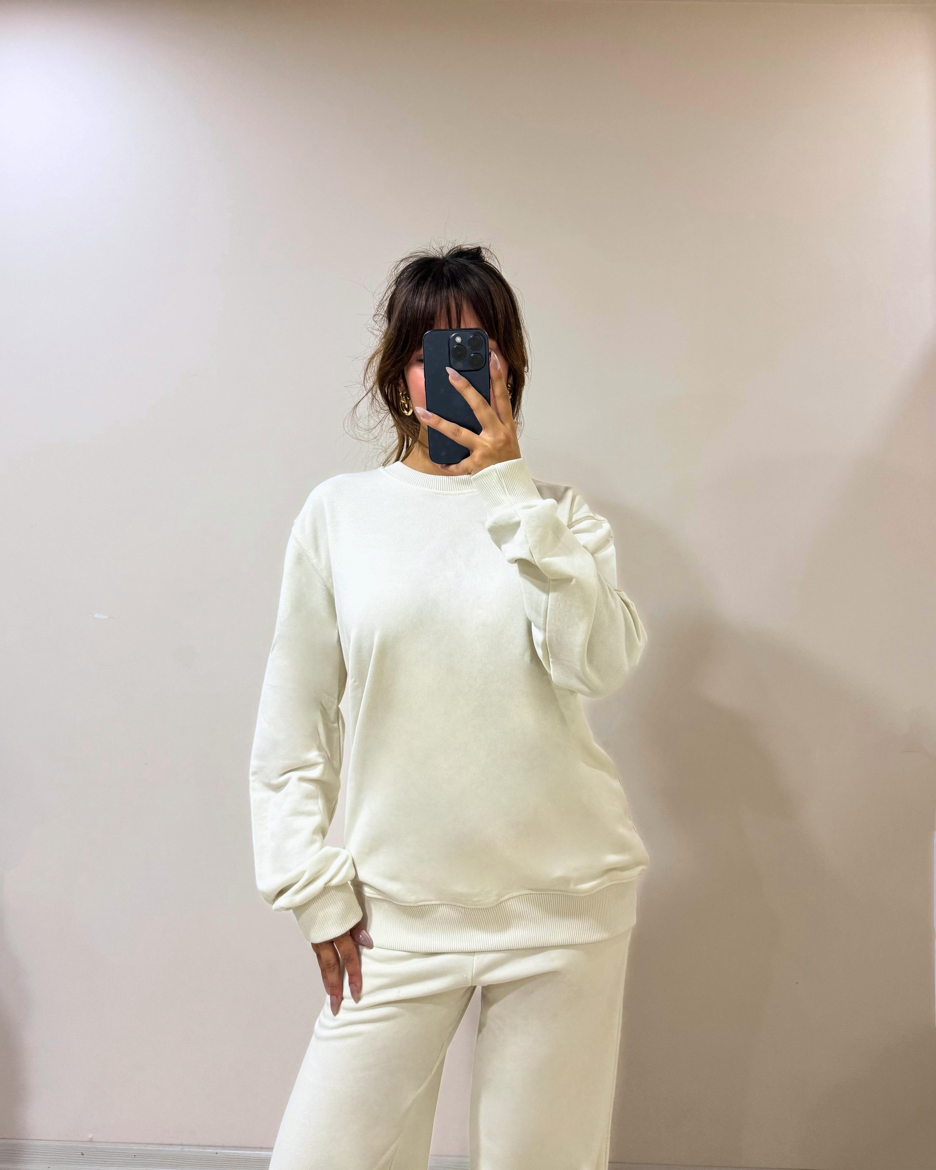 İki iplik sweatshirt image