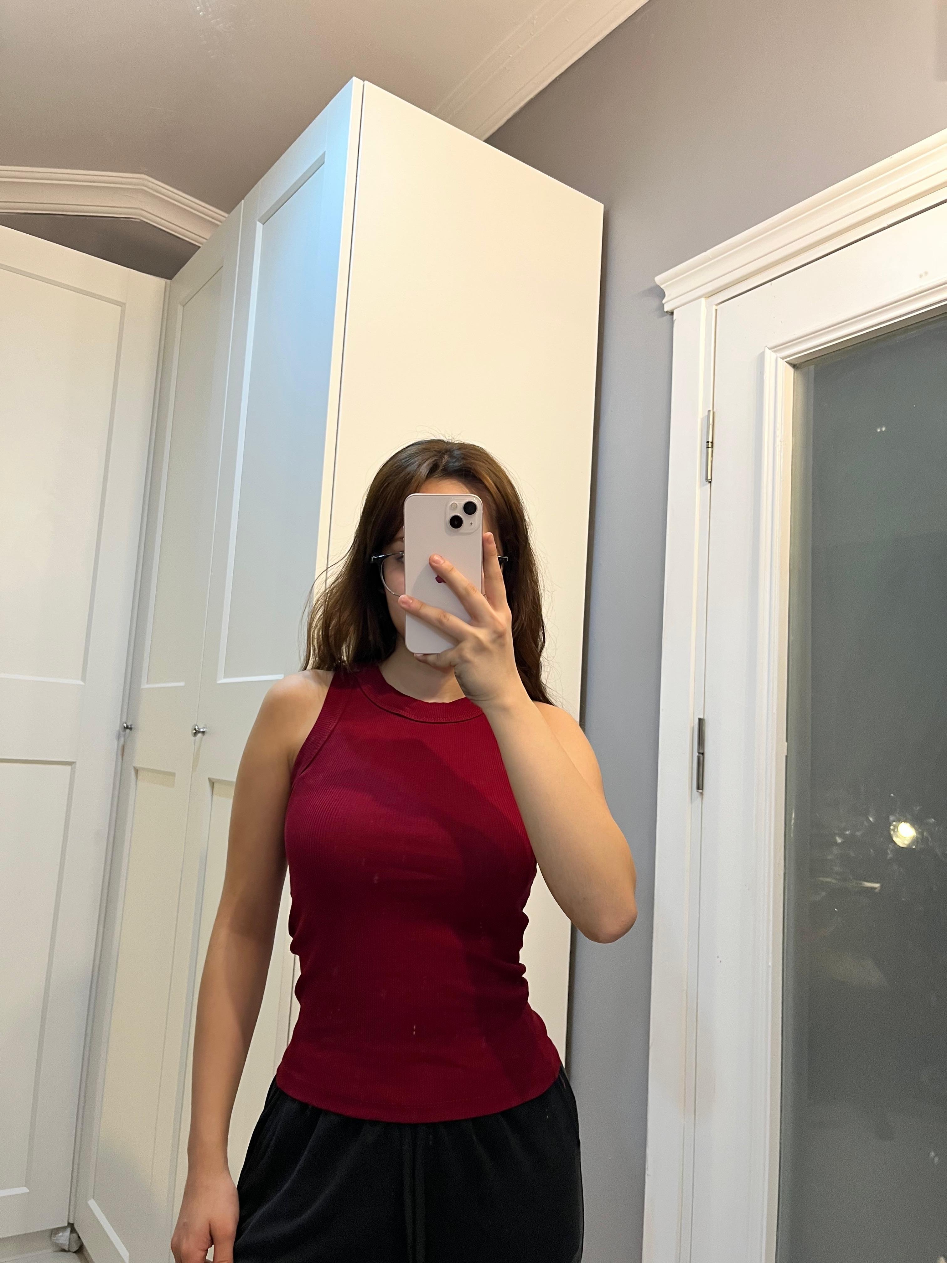Halter yaka bordo fitilli atlet image