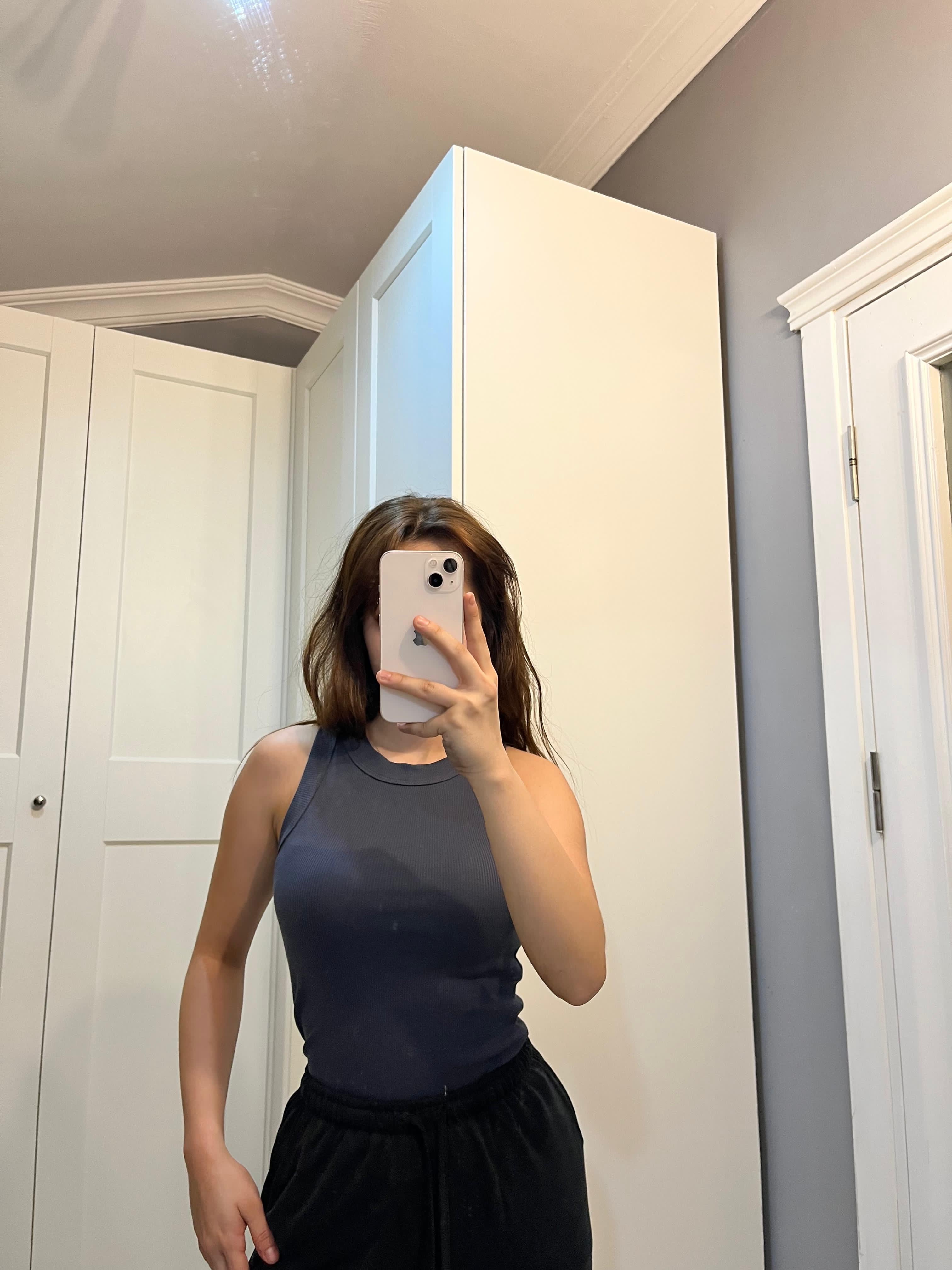 Halter yaka antrasit fitilli atlet image